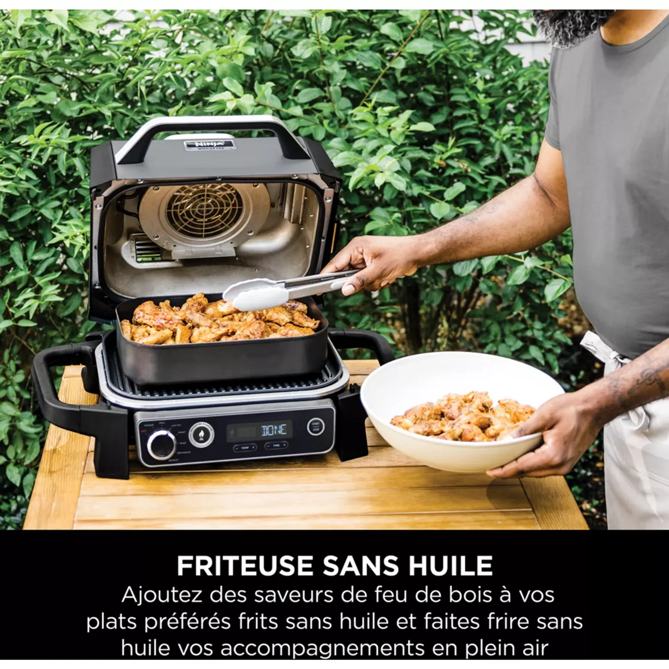 Ninja Barbecue électrique et fumoir Woodfire OG701EU image