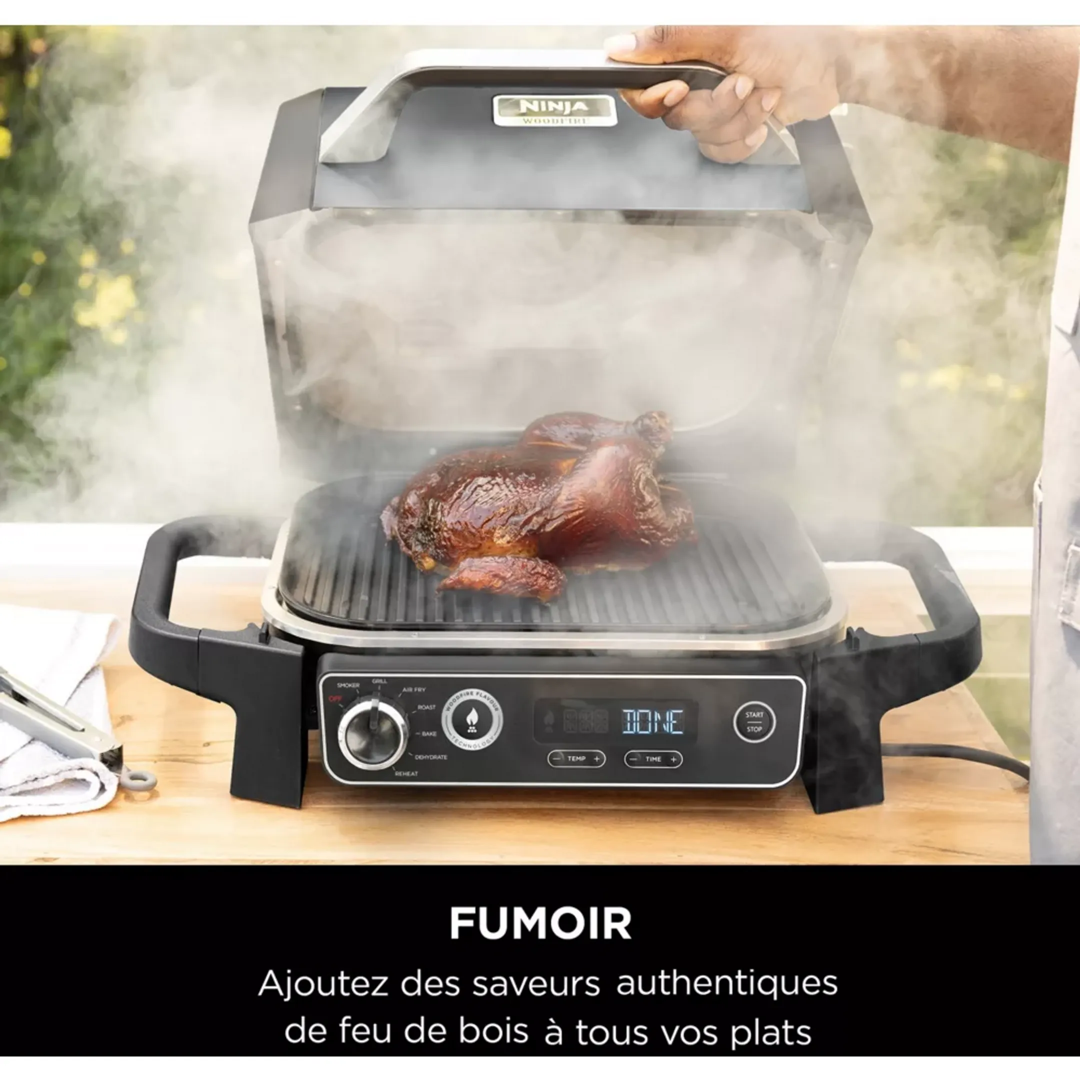 Ninja Barbecue électrique et fumoir Woodfire OG701EU image