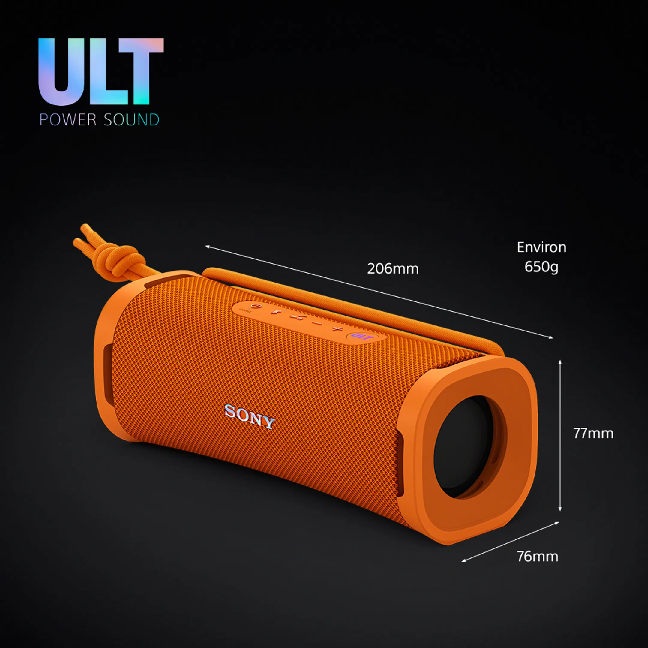 Sony Enceinte portable Bluetooth ULT Field 1 - Orange image