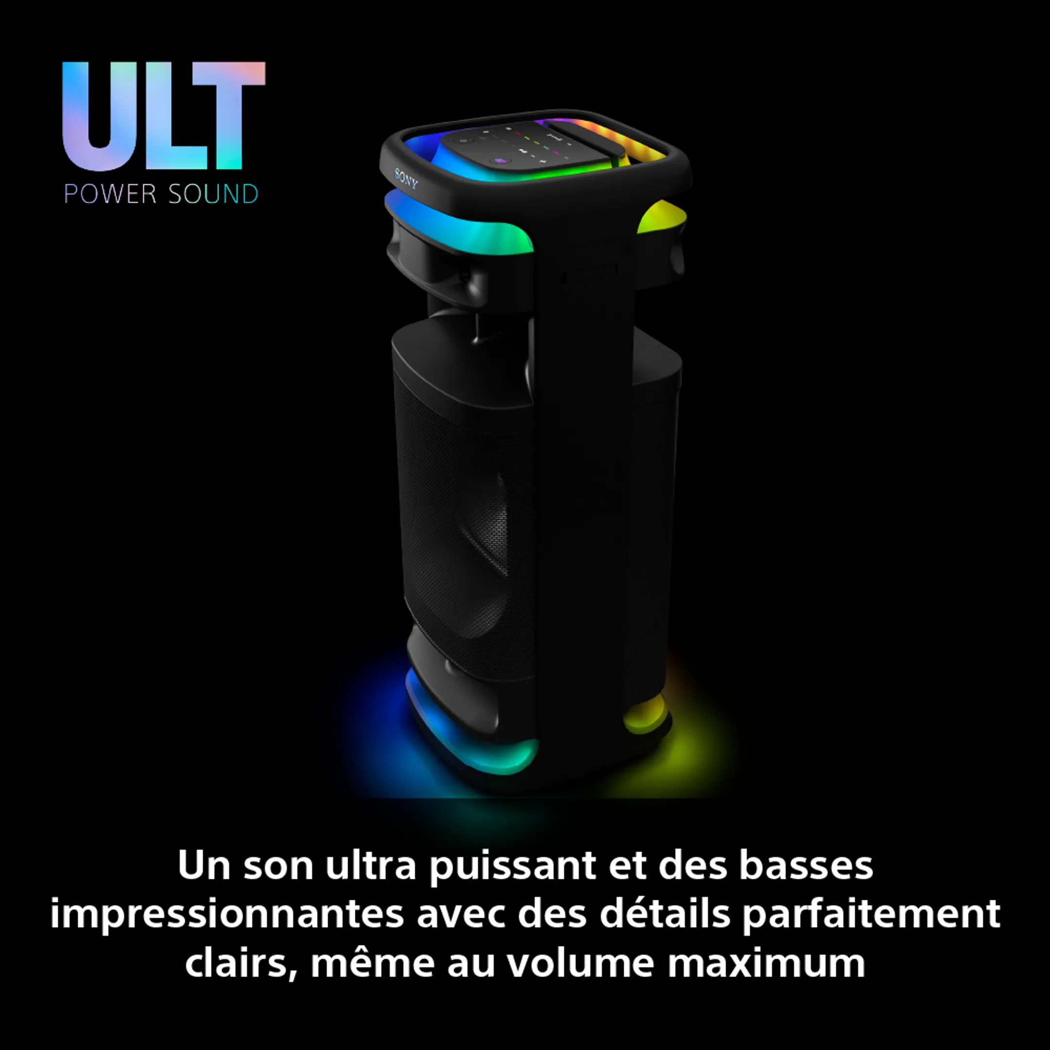 Sony Enceinte Party Bluetooth ULT TOWER 10 - Noir image