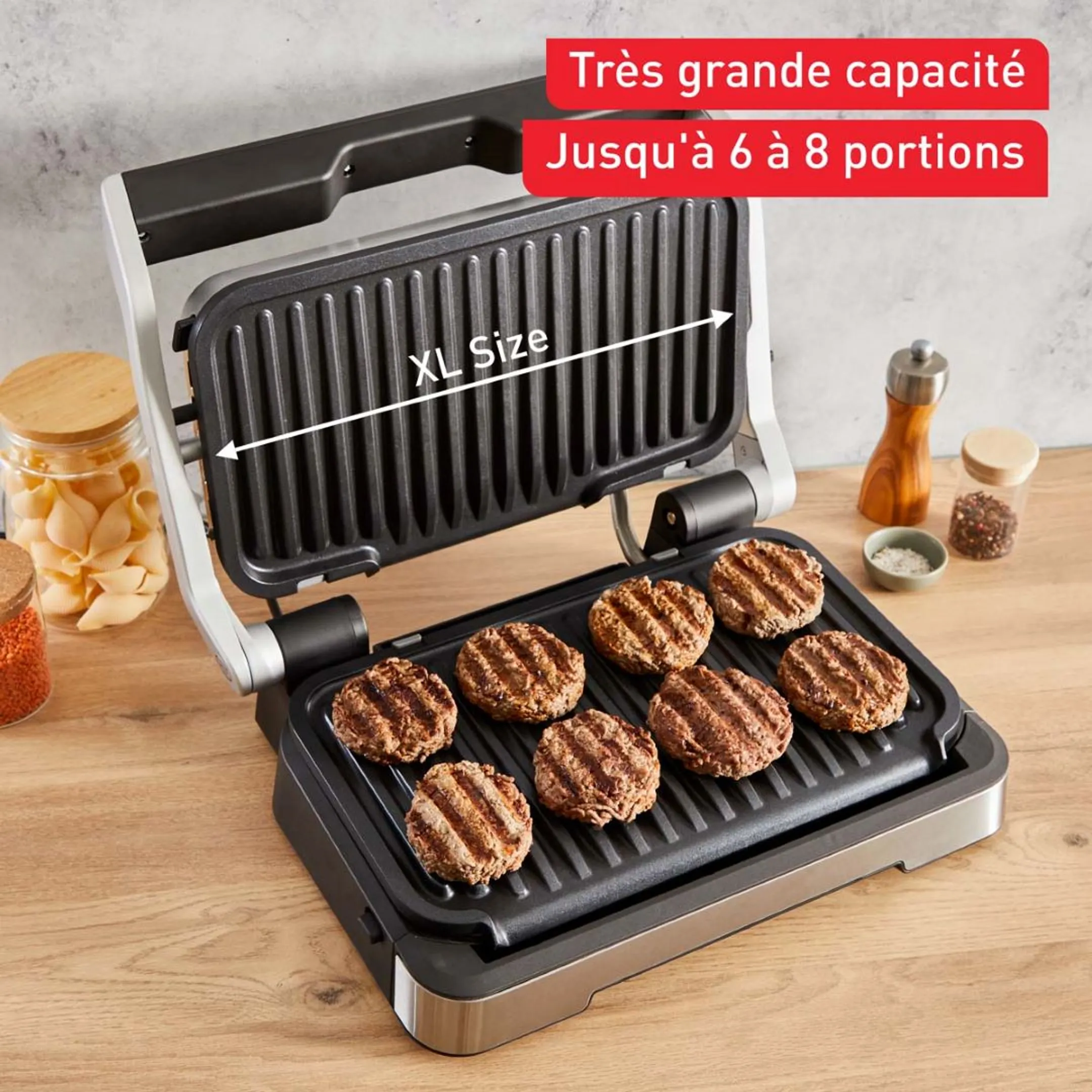 Tefal Grille-viand OptiGrill XL 4-en-1 YY5283FB image