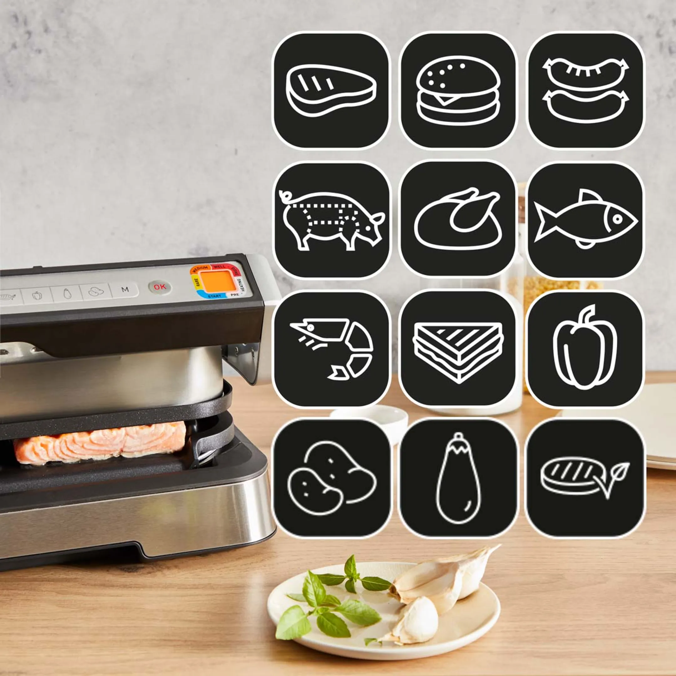 Tefal Grille-viand OptiGrill XL 4-en-1 YY5283FB image