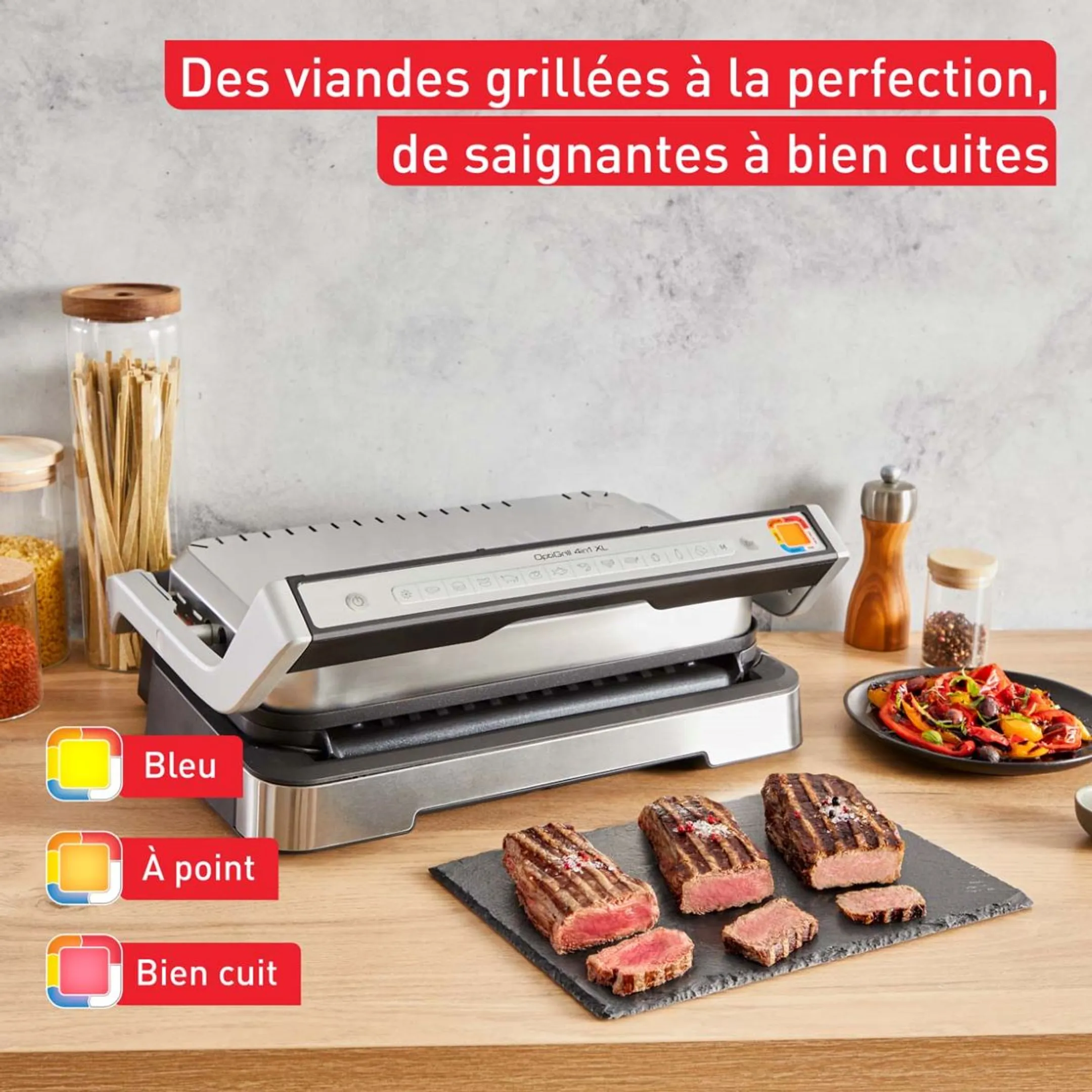Tefal Grille-viand OptiGrill XL 4-en-1 YY5283FB image