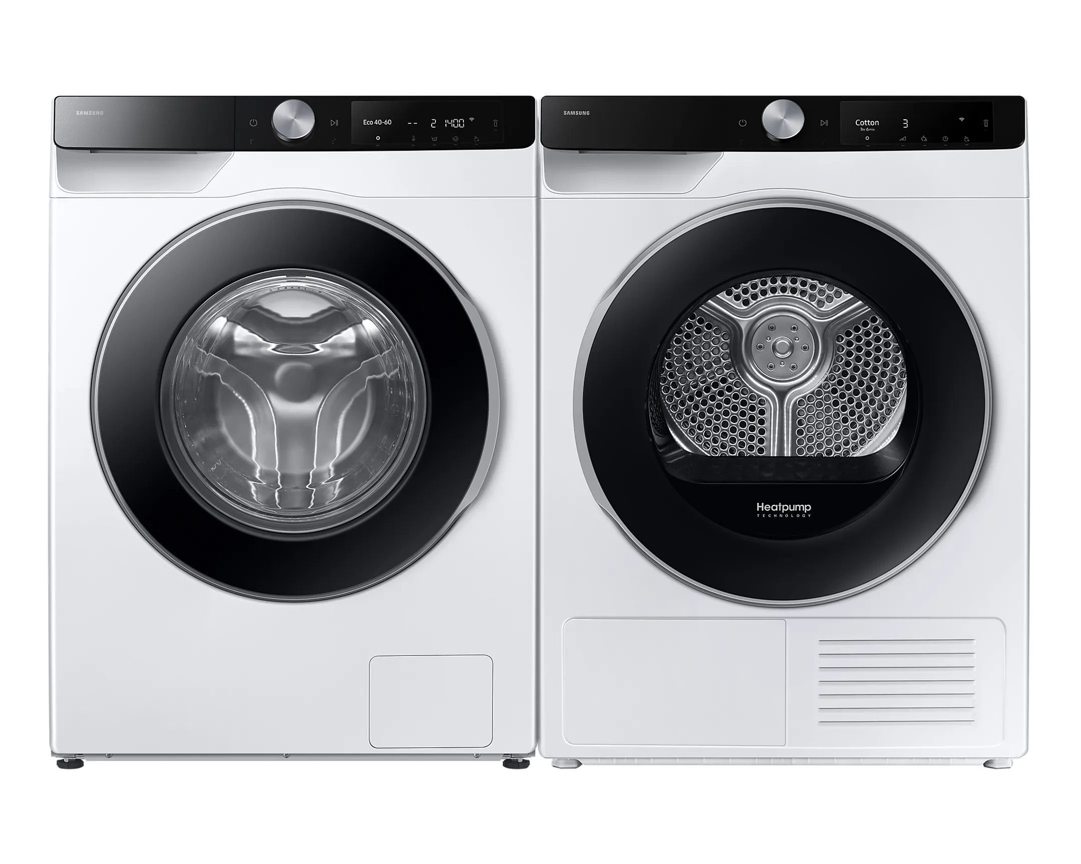 Samsung Washing machine AI Ecobubble WW90DG6U25LK image