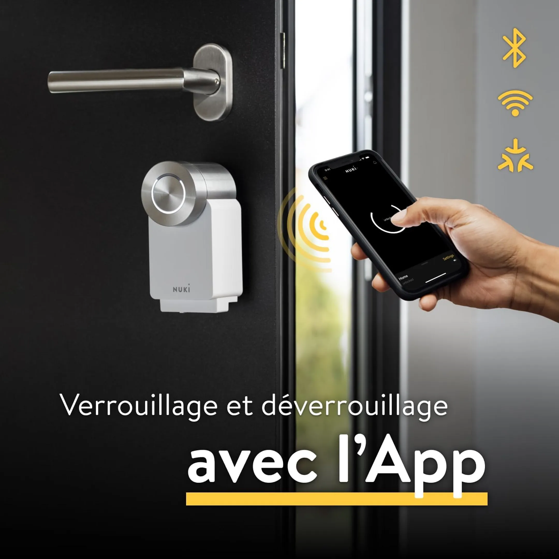 NUKI Serrure connectée Smart Lock Pro 4.0 - Blanc image