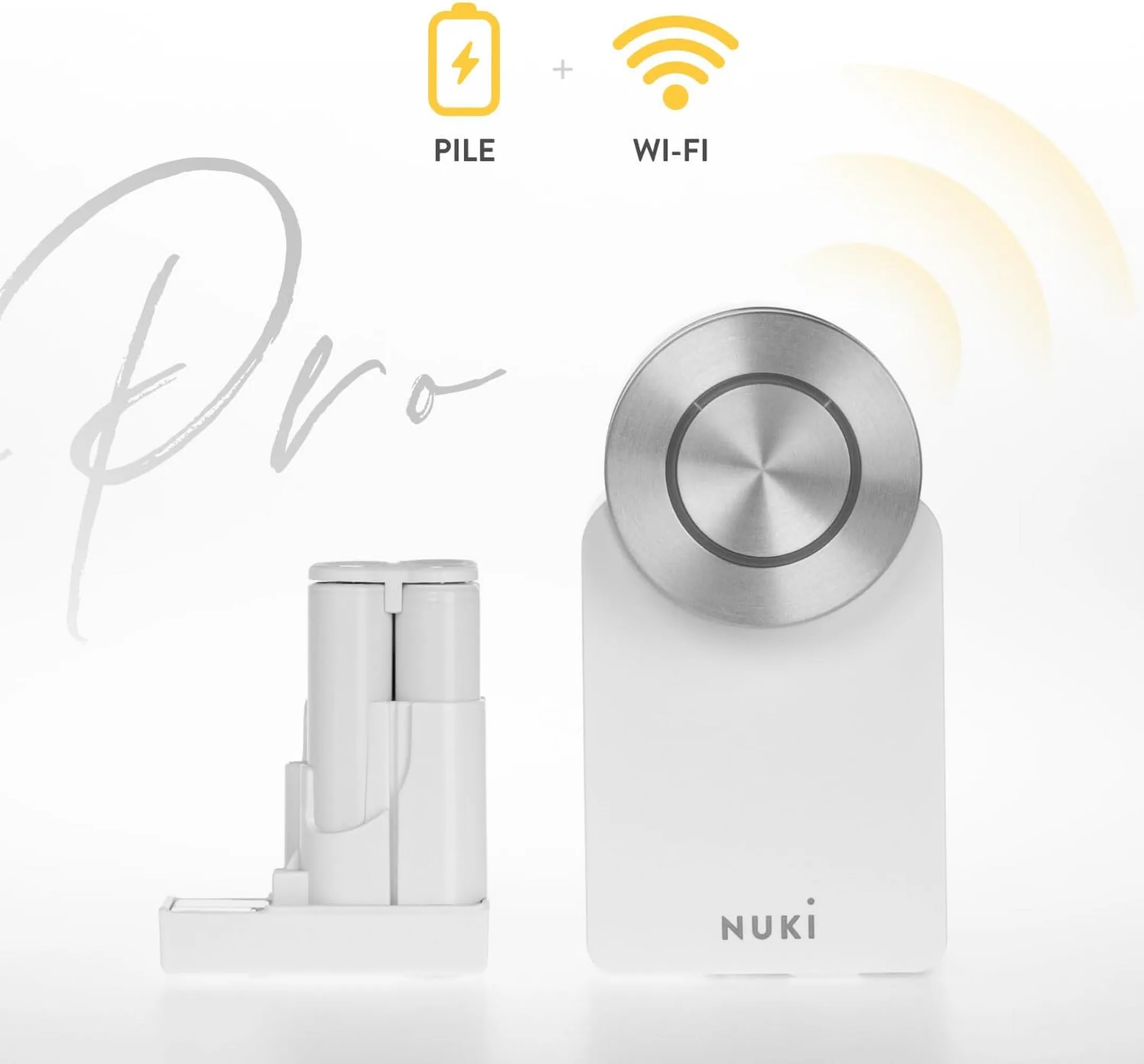 NUKI Serrure connectée Smart Lock Pro 4.0 - Blanc image