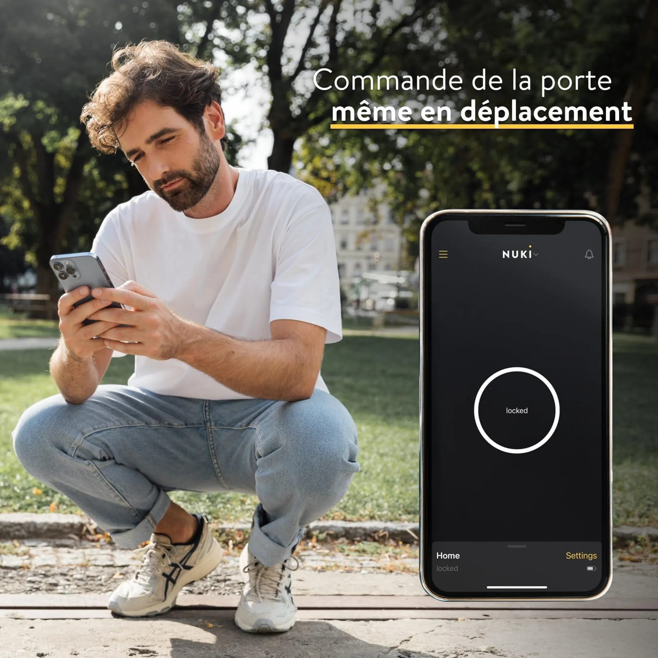 NUKI Serrure connectée Smart Lock Pro 4.0 - Blanc image