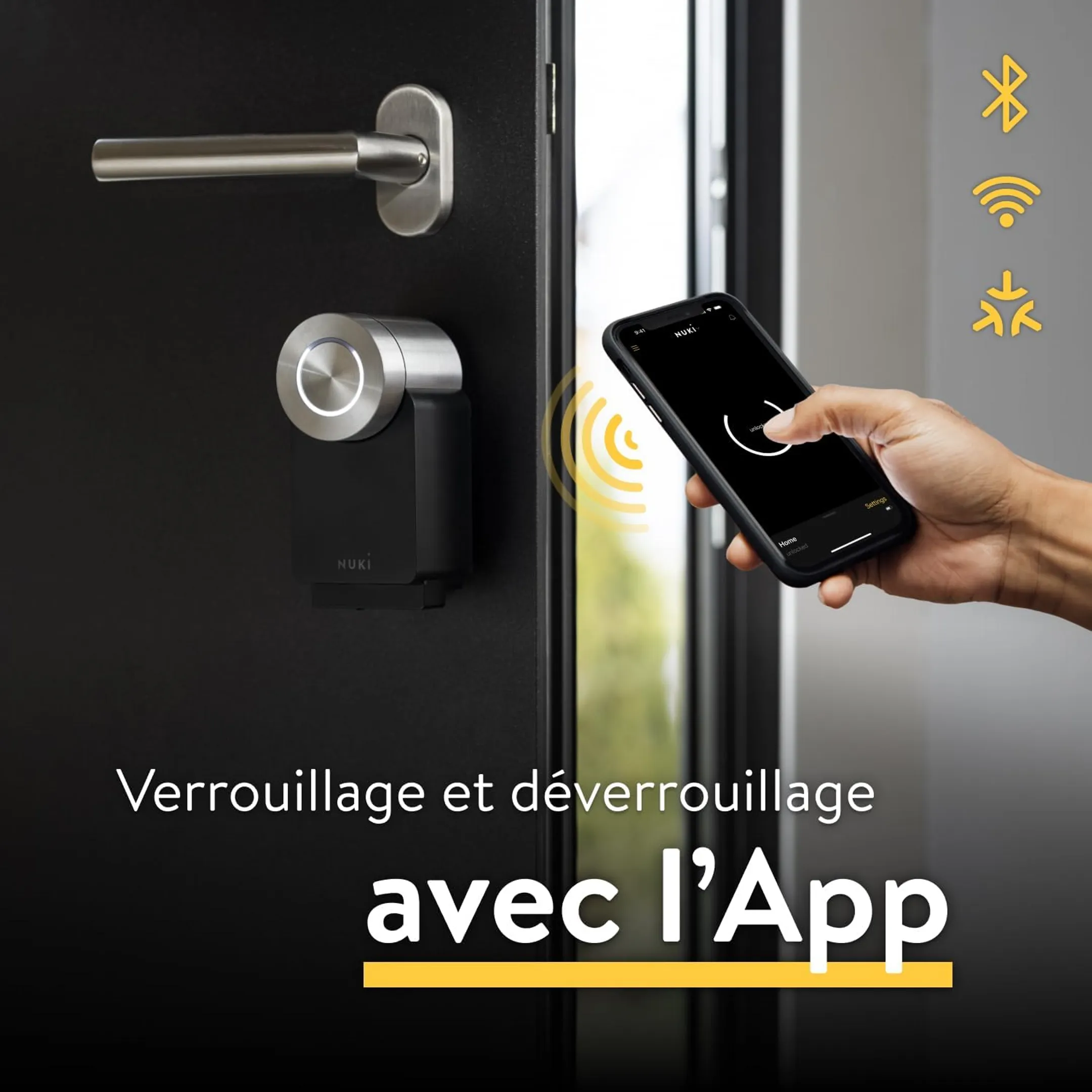 NUKI Serrure connectée Smart Lock Pro 4.0 - Noir image