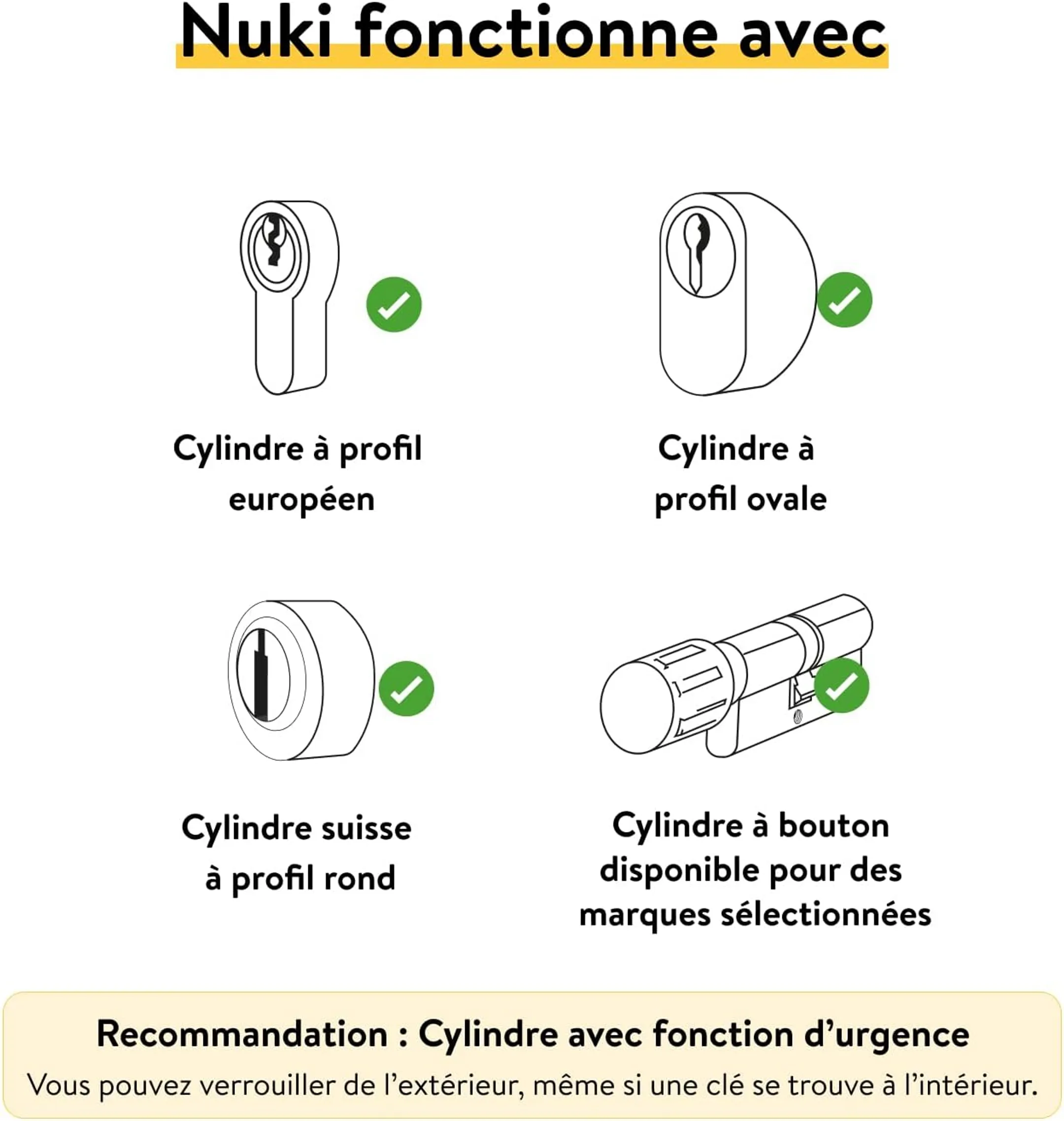 NUKI Serrure connectée Smart Lock Pro 4.0 - Noir image