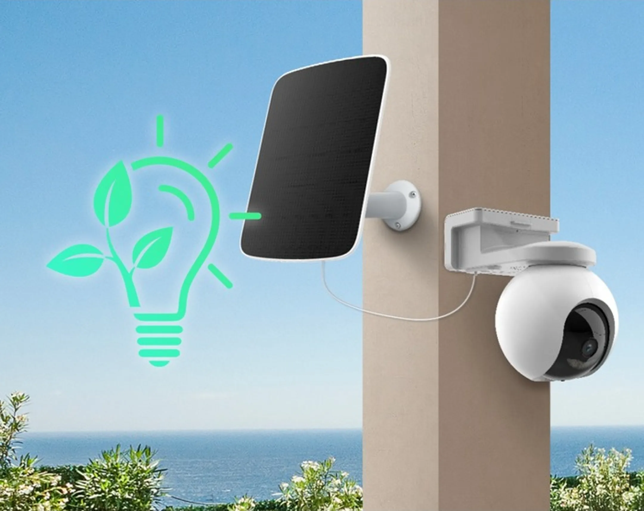 Ezviz Security camera HB8 2K + Solar panel Model F image