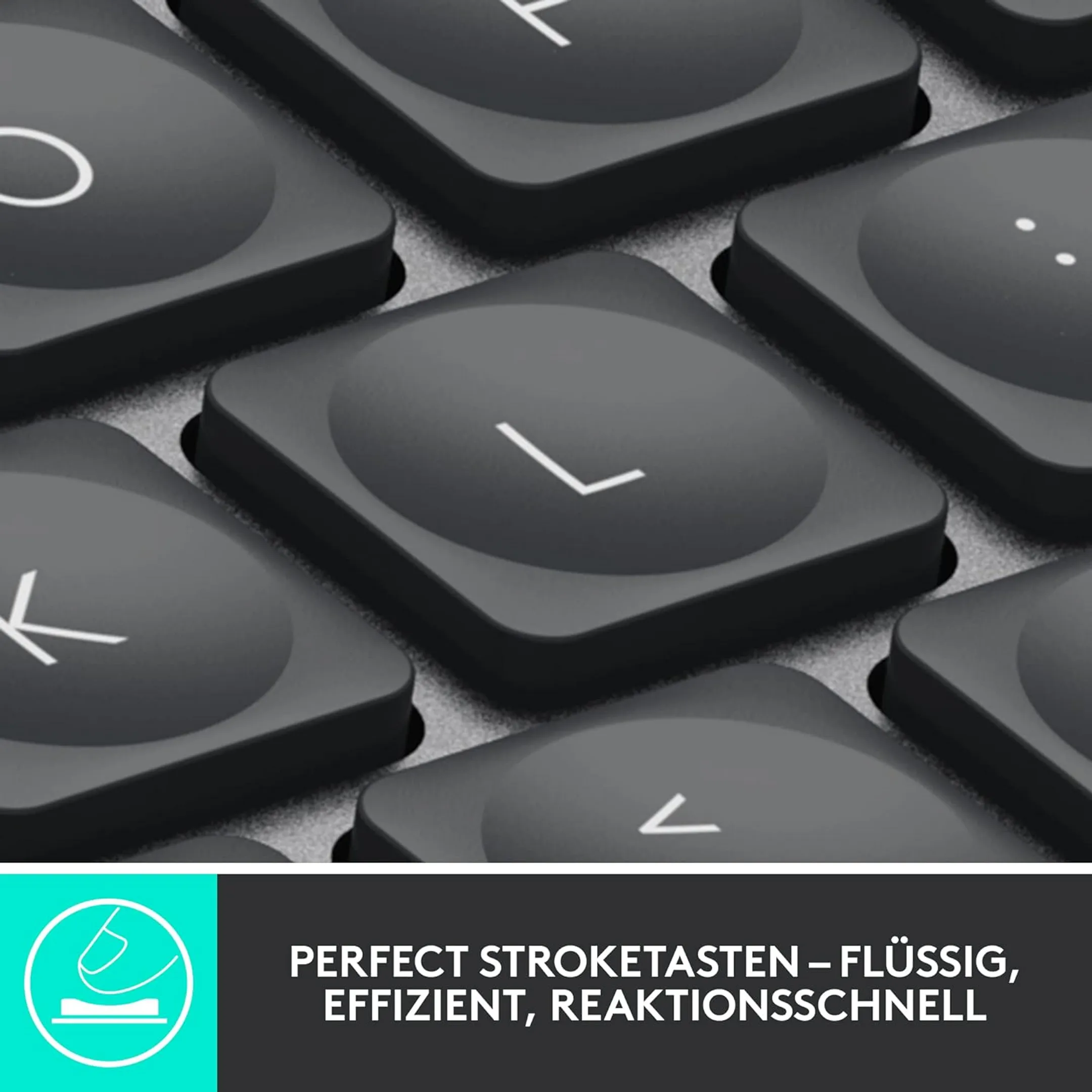 Logitech Kabellose Tastatur MX Keys for Business - QWERTZ (SF) - Graphite image