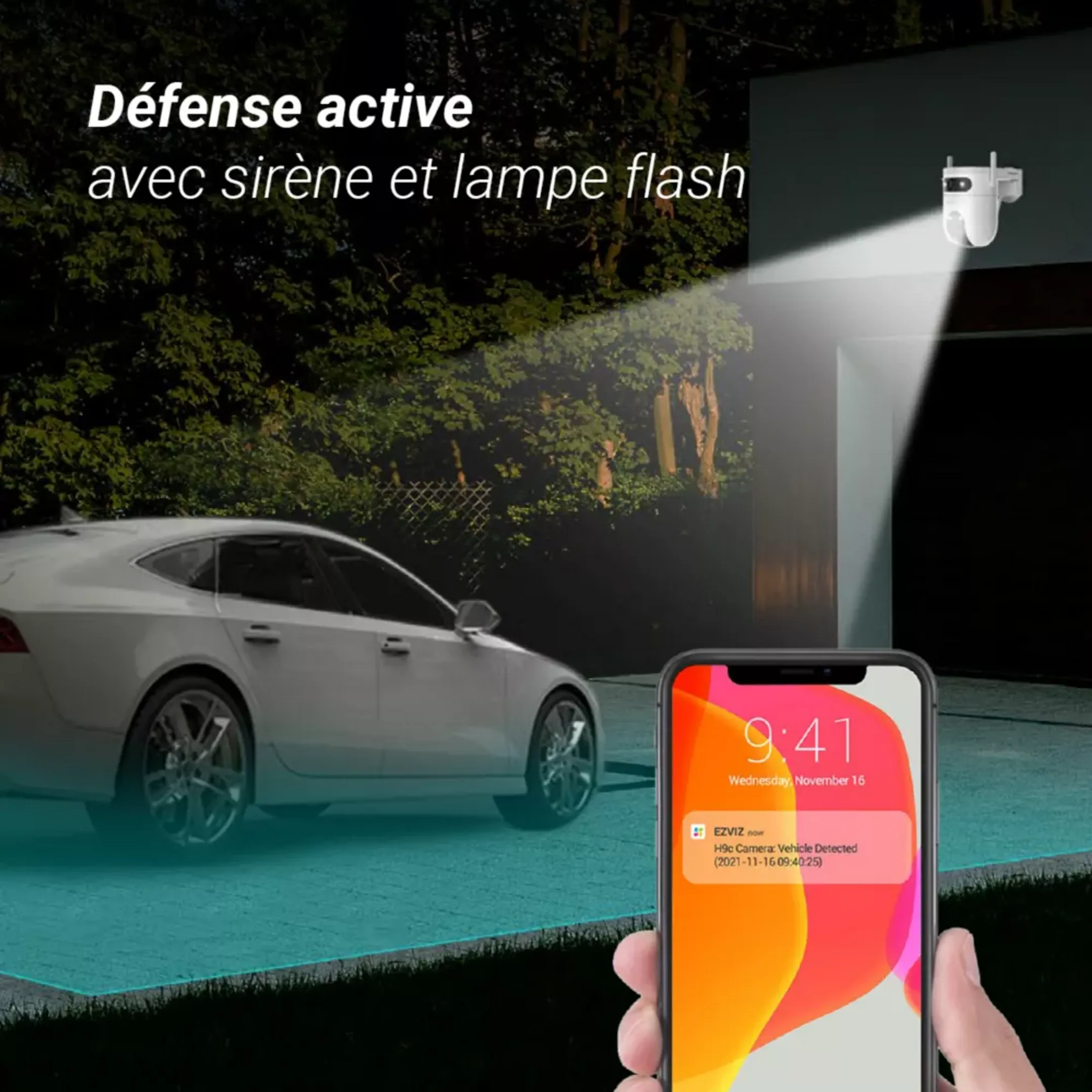 Ezviz Caméra de sécurité H9C Dual 2K image