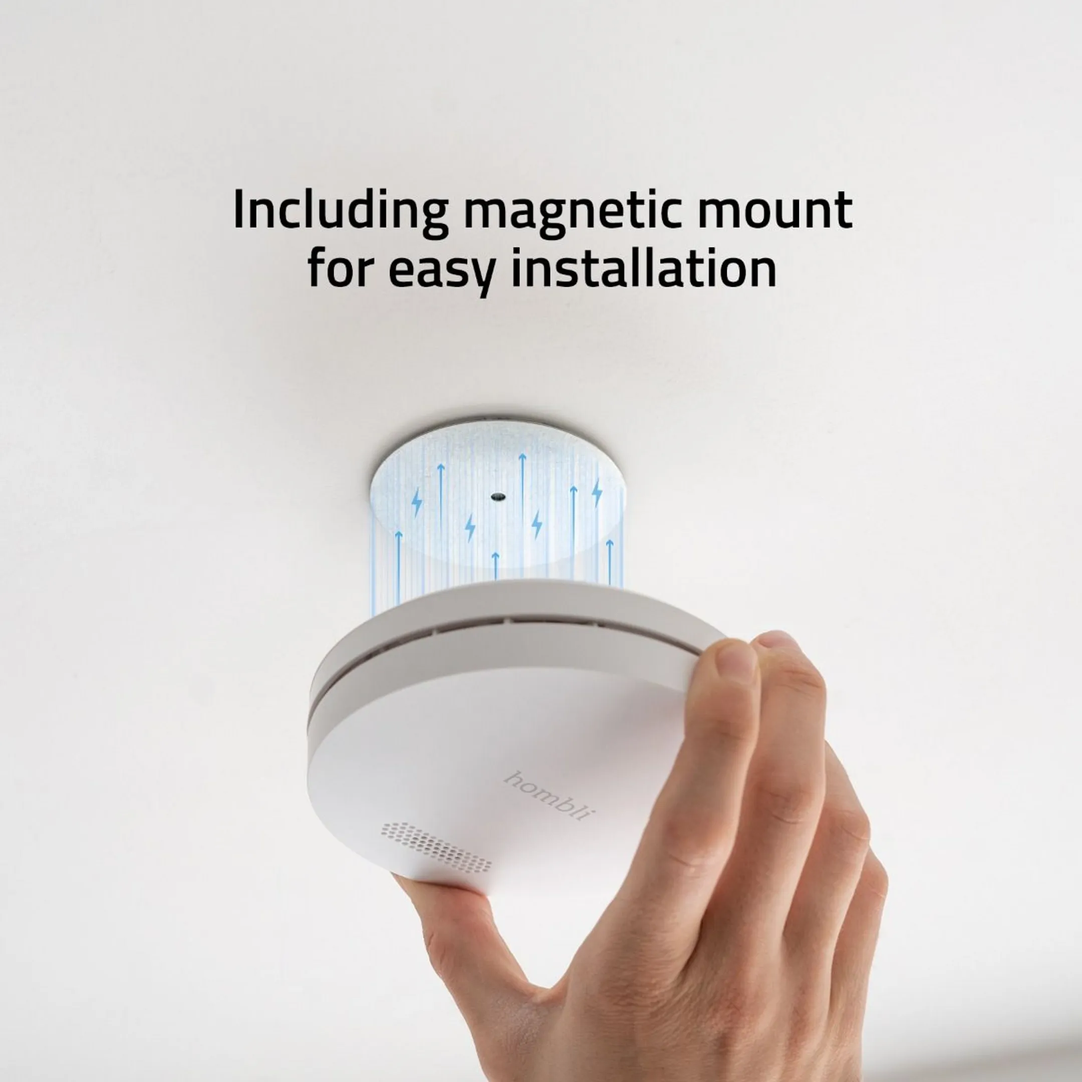 HOMBLI Smart Smoke Detector - 3 pcs - White image