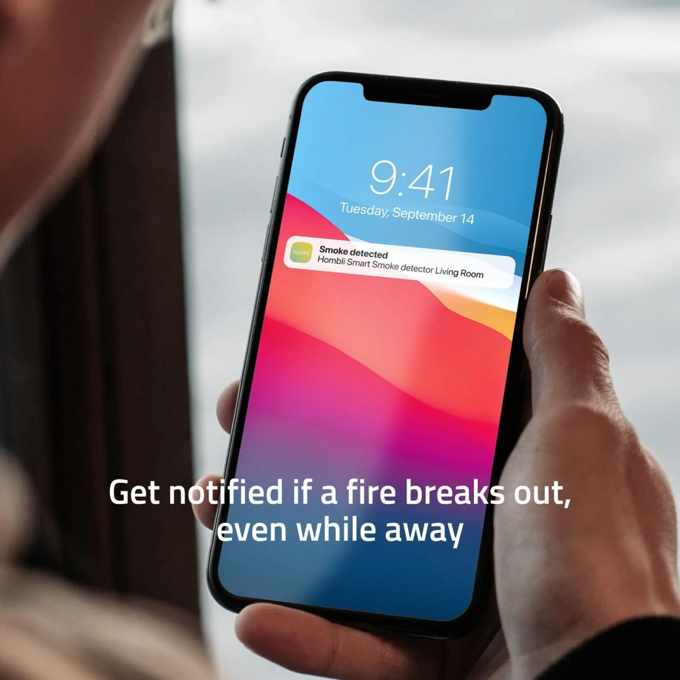 HOMBLI Smart Smoke Detector - 3 pcs - White image