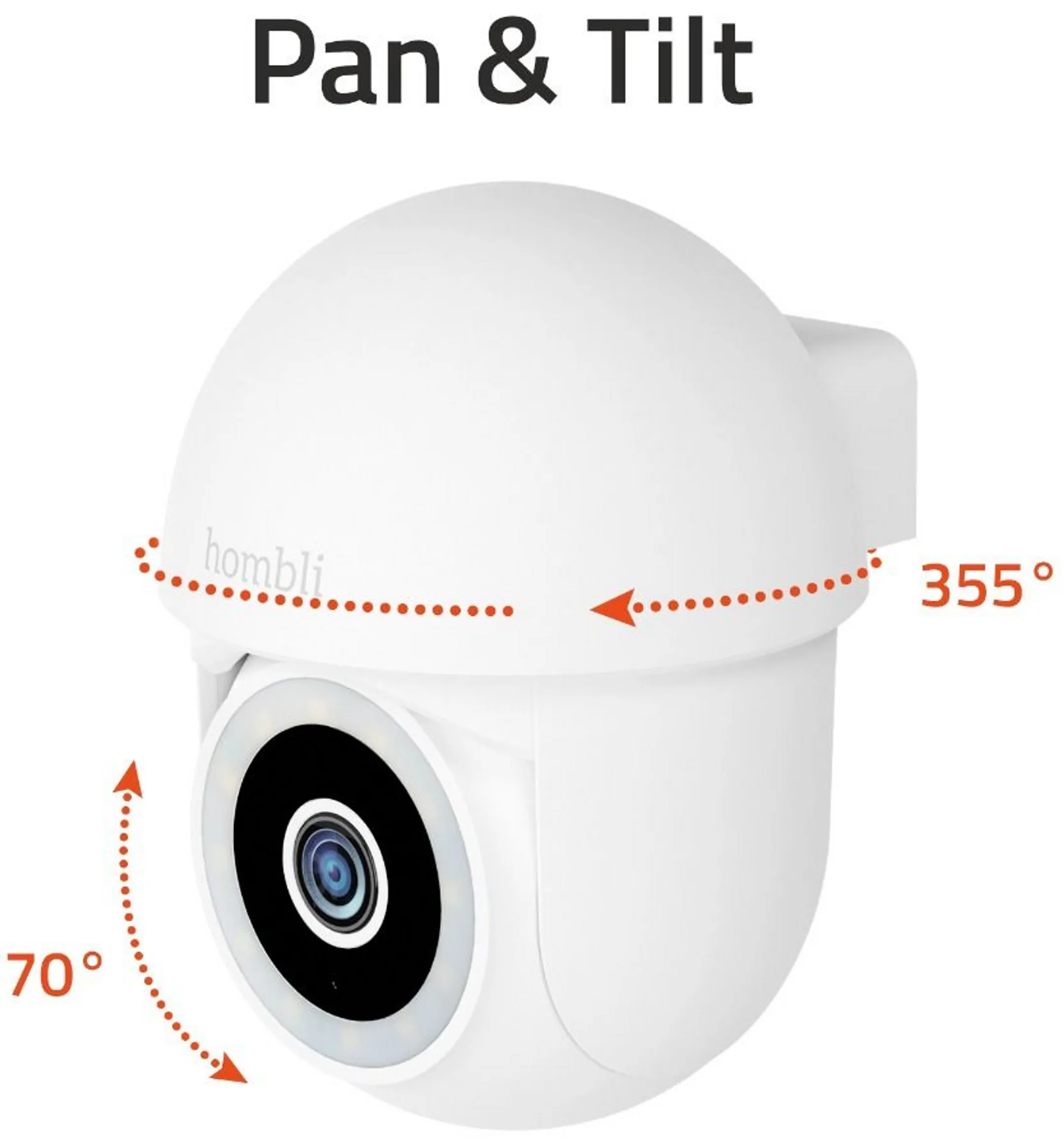 HOMBLI Security camera Pan & Tilt Cam 2K image