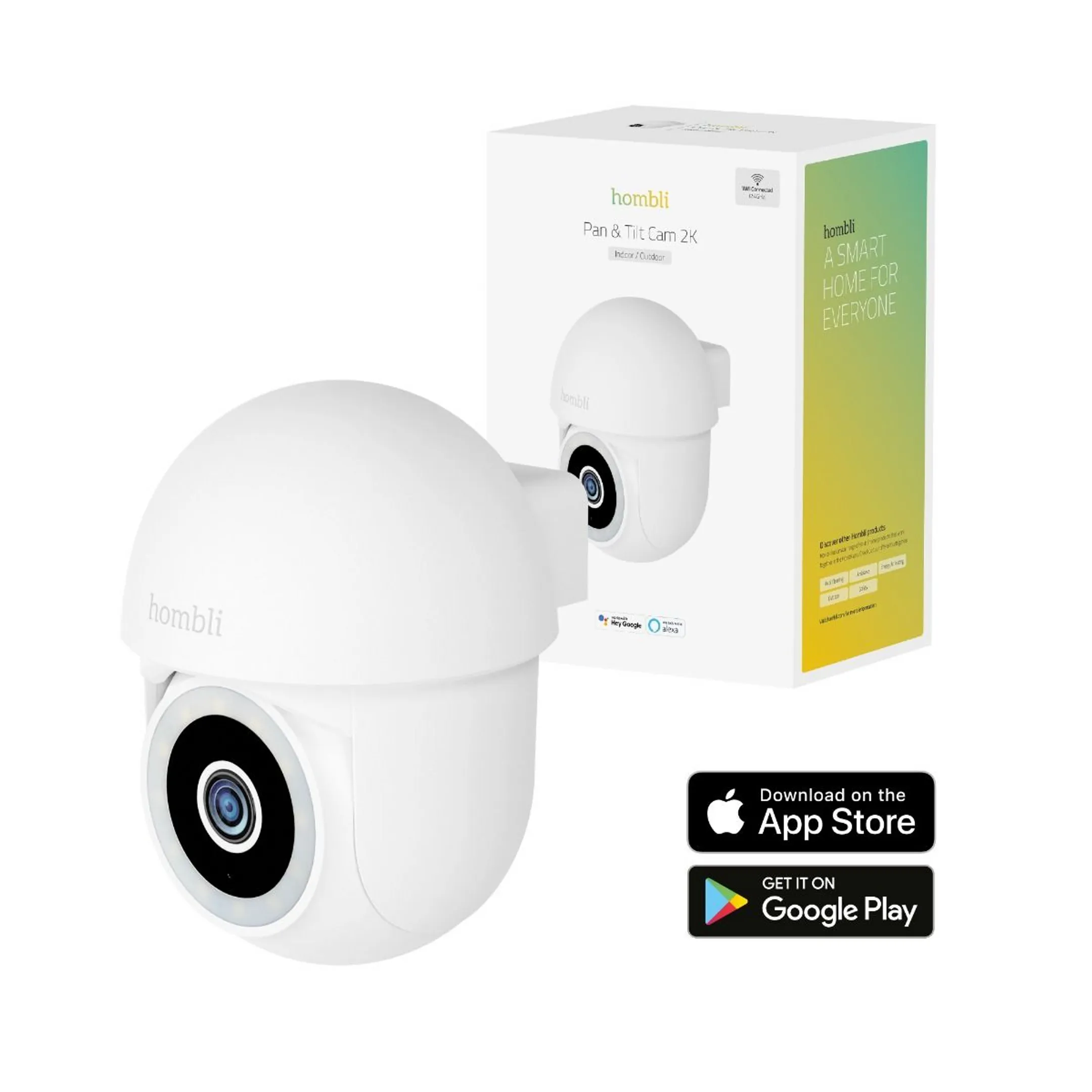 HOMBLI Security camera Pan & Tilt Cam 2K image