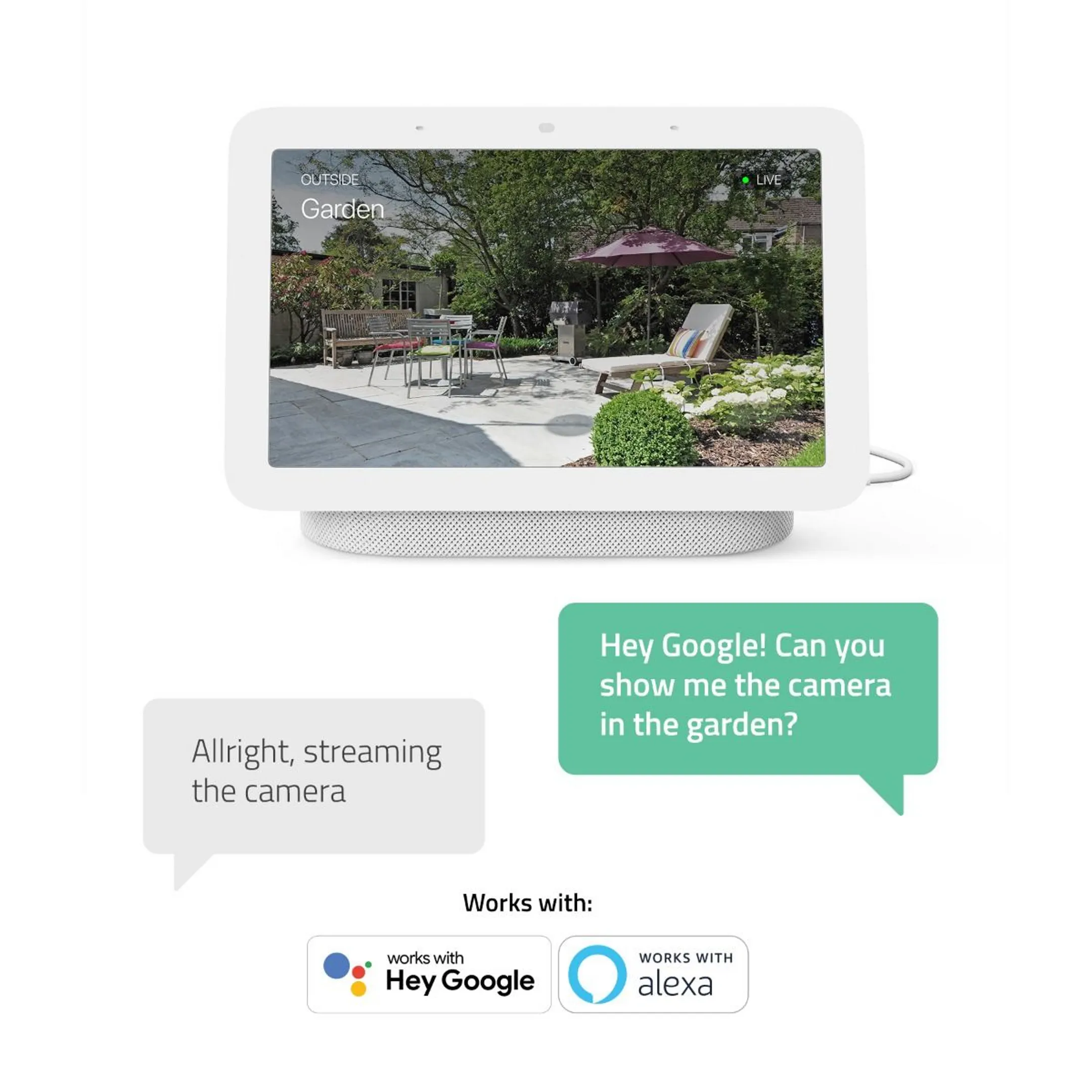 HOMBLI Sicherheitskamera Solar Cam 2K+ MicroSD-Karte 128 GB image