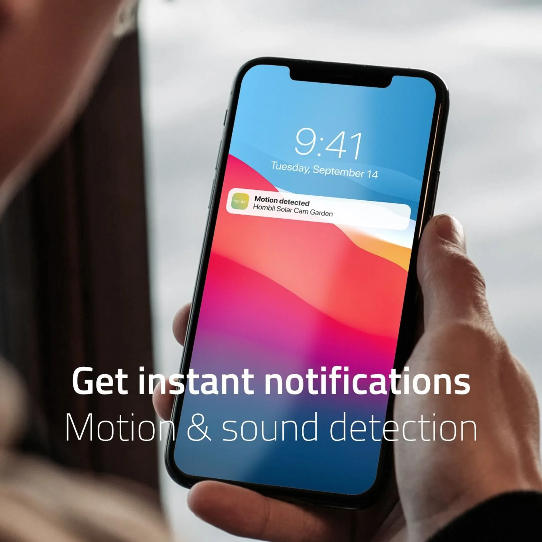 HOMBLI Sicherheitskamera Solar Cam 2K+ MicroSD-Karte 128 GB image