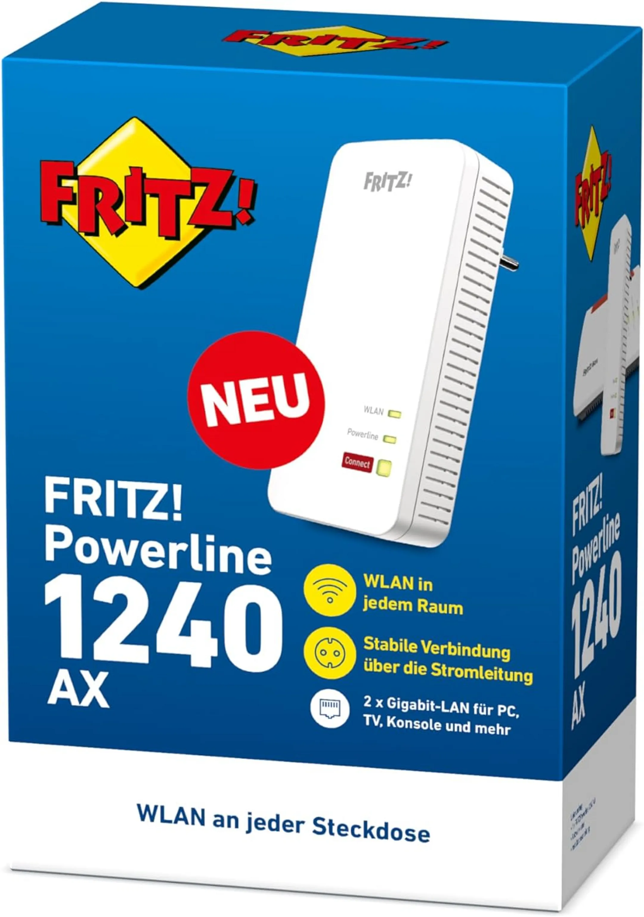 AVM FRITZ Adapter FRITZ!Powerline 1240 AX Set image
