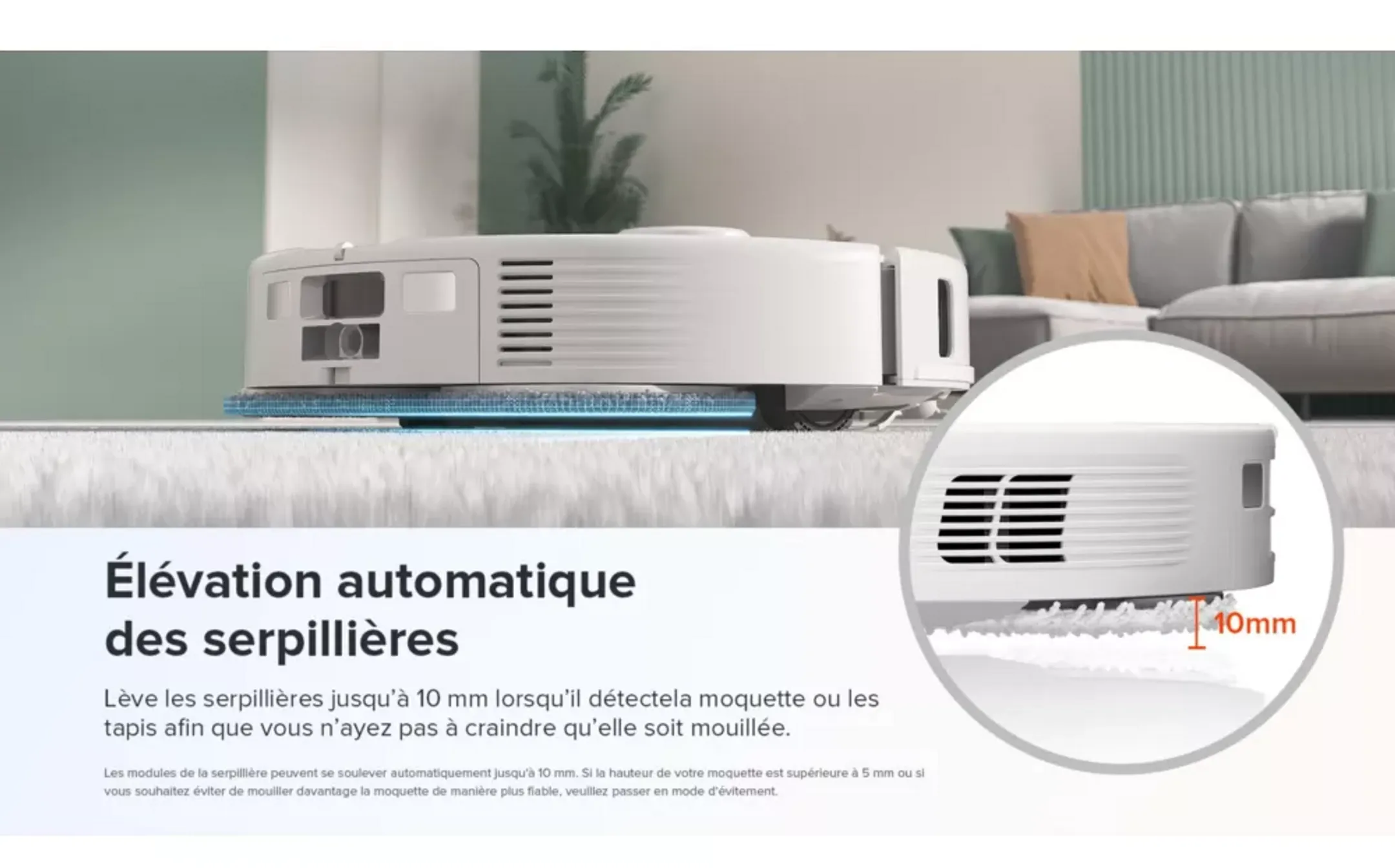 ROBOROCK Robot aspirateur laveur Qrevo MaxV - Blanc image