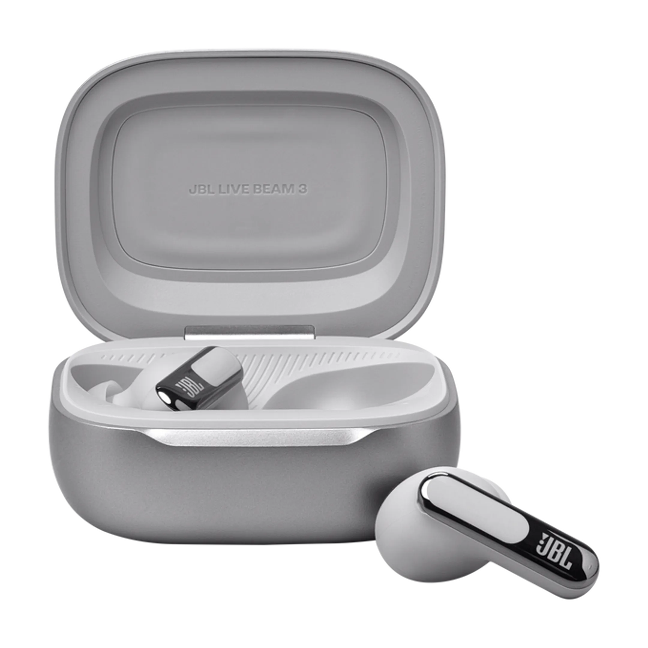 JBL Ecouteurs sans fil Live Beam 3 - Argent image