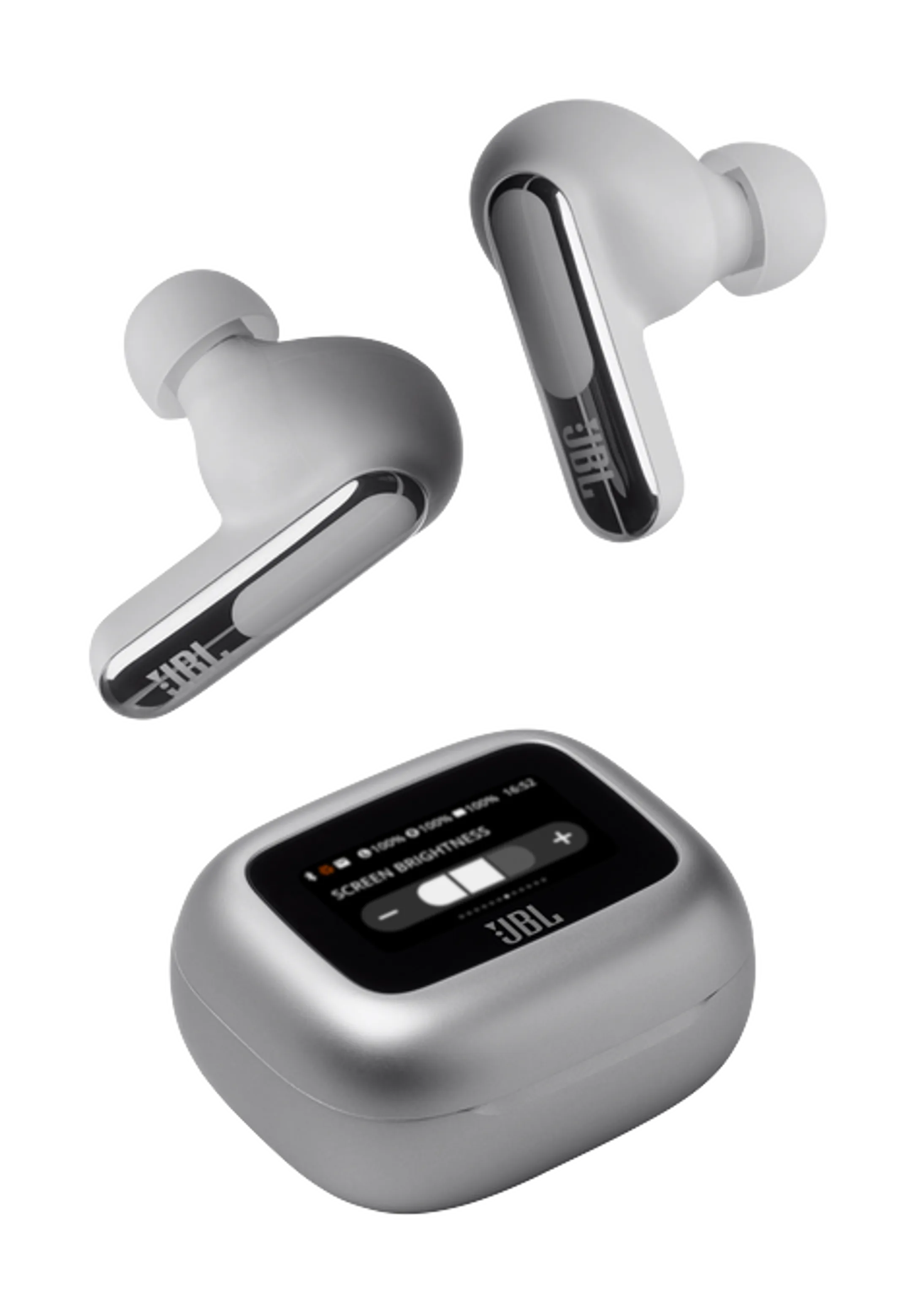 JBL Ecouteurs sans fil Live Beam 3 - Argent image