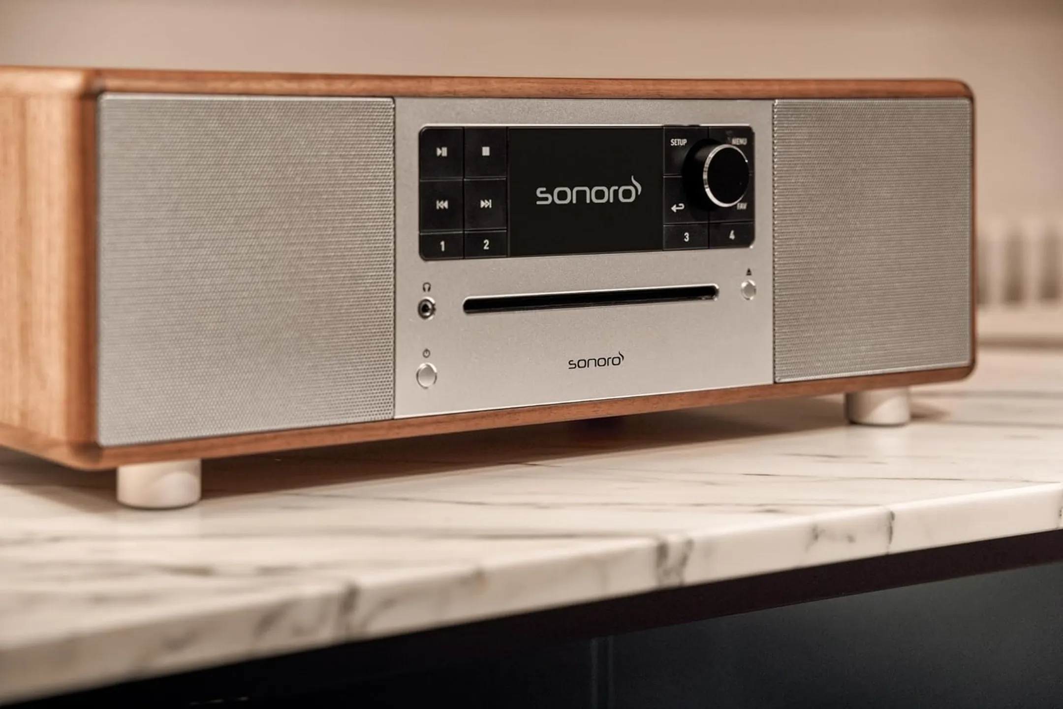 SONORO PRESTIGE Internet Radio - Walnut/Grey image