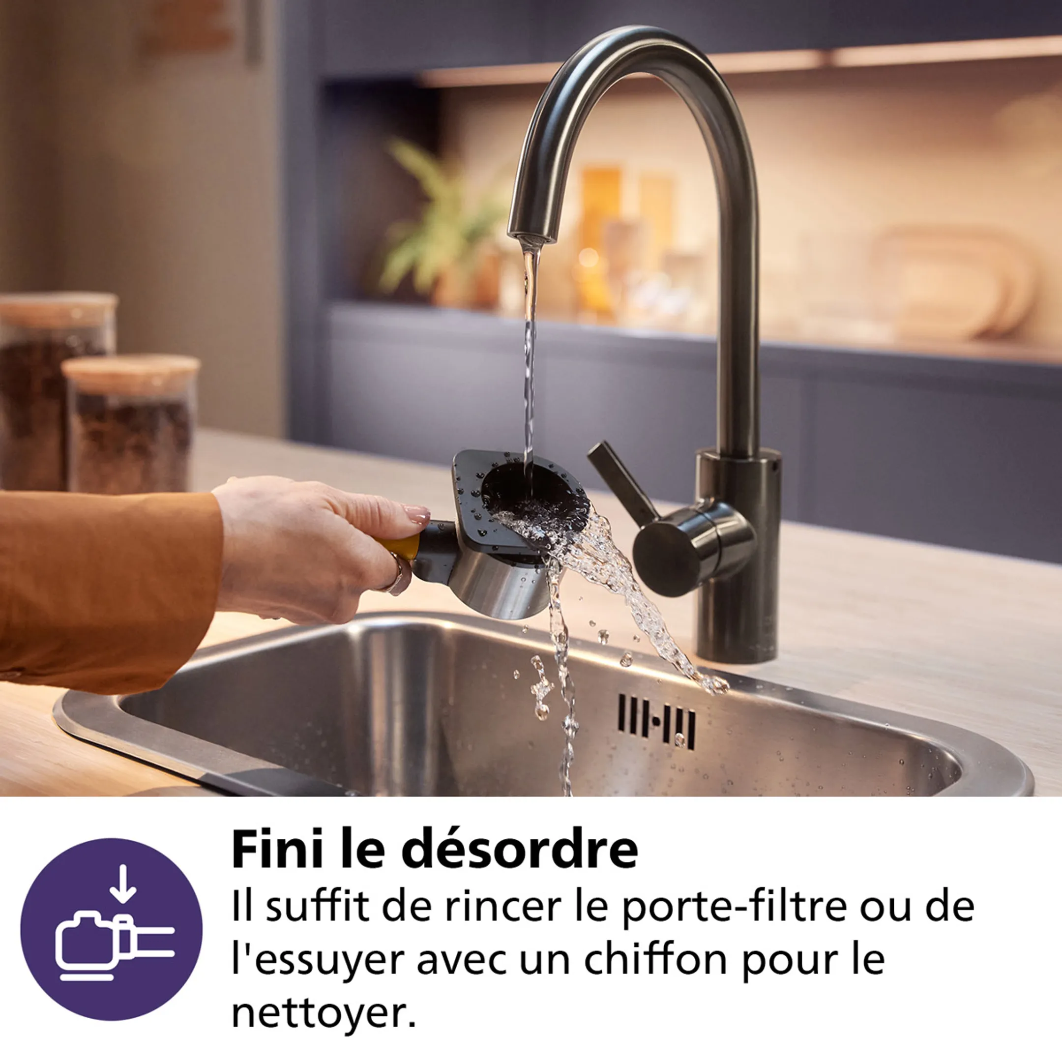 Philips Machines à espresso Baristina BAR302/20 - Blanc image