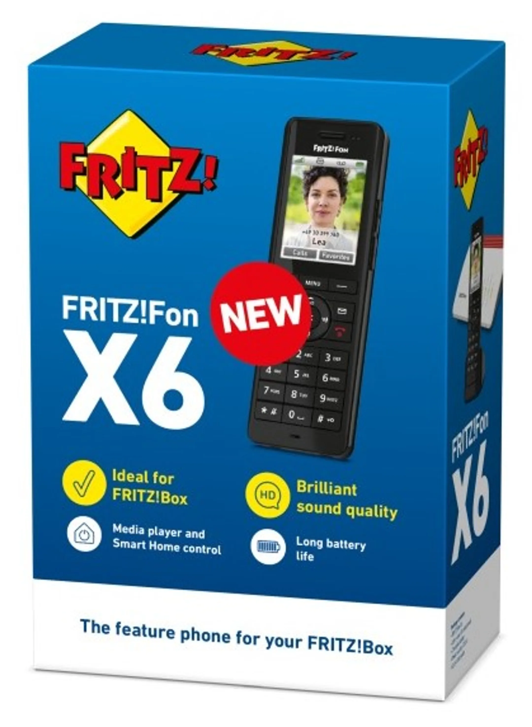 AVM FRITZ Téléphone FRITZ!Fon X6 - Noir image