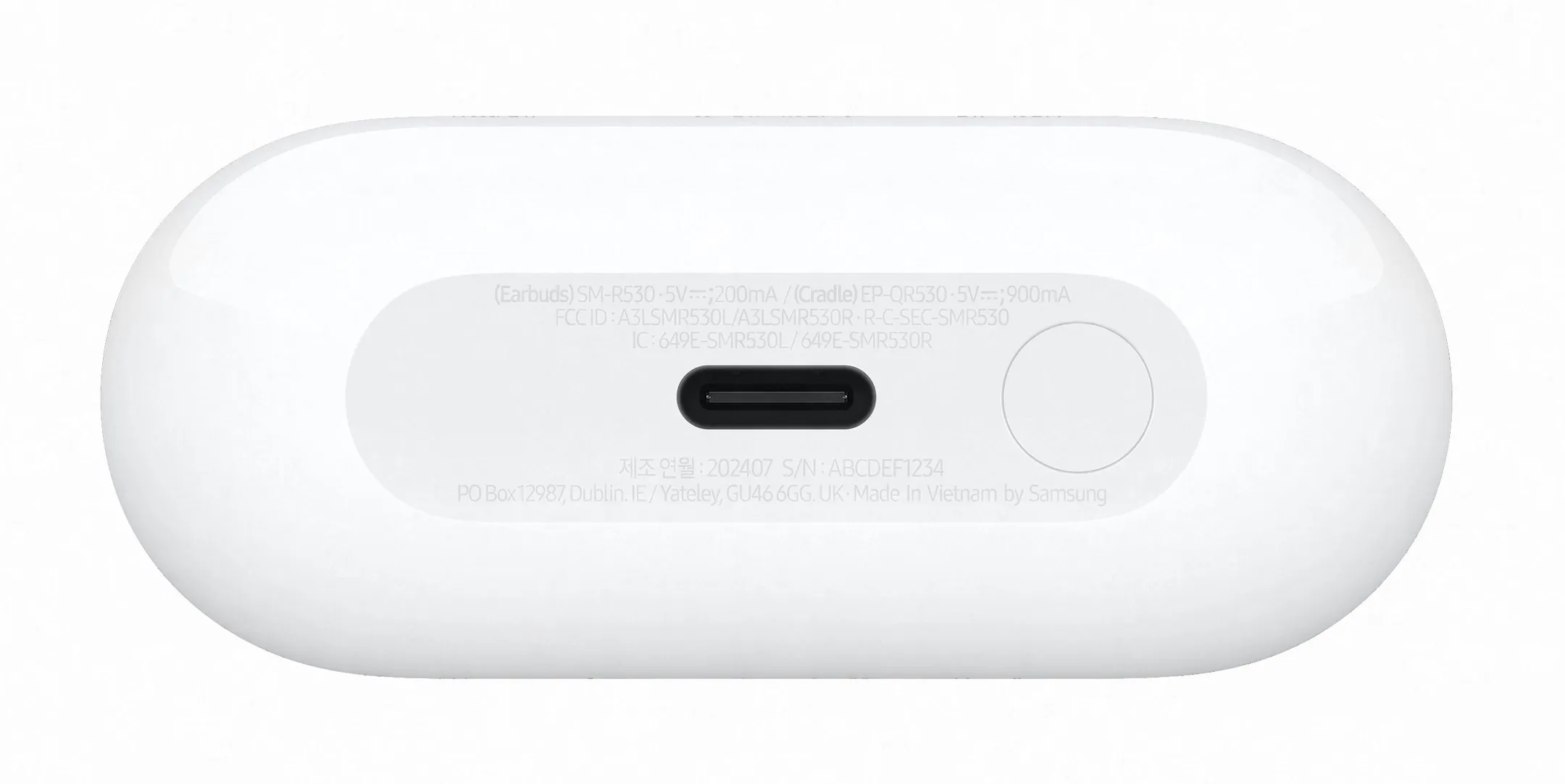 Samsung Galaxy Buds3 Wireless Earphones - White image