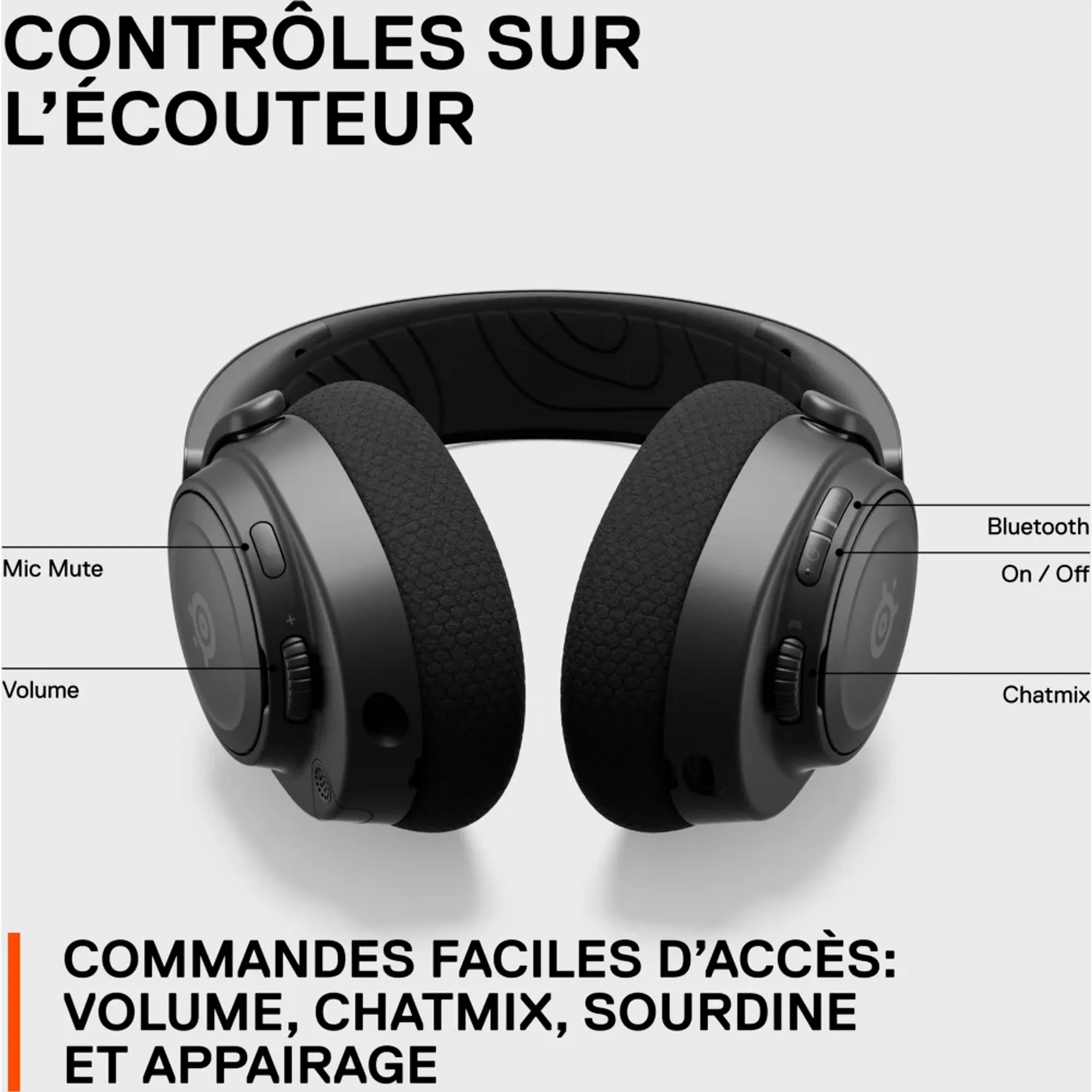 Steelseries Casque Gaming sans Fil - Arctis Nova 7 - XBOX/PS5/PC - Noir image