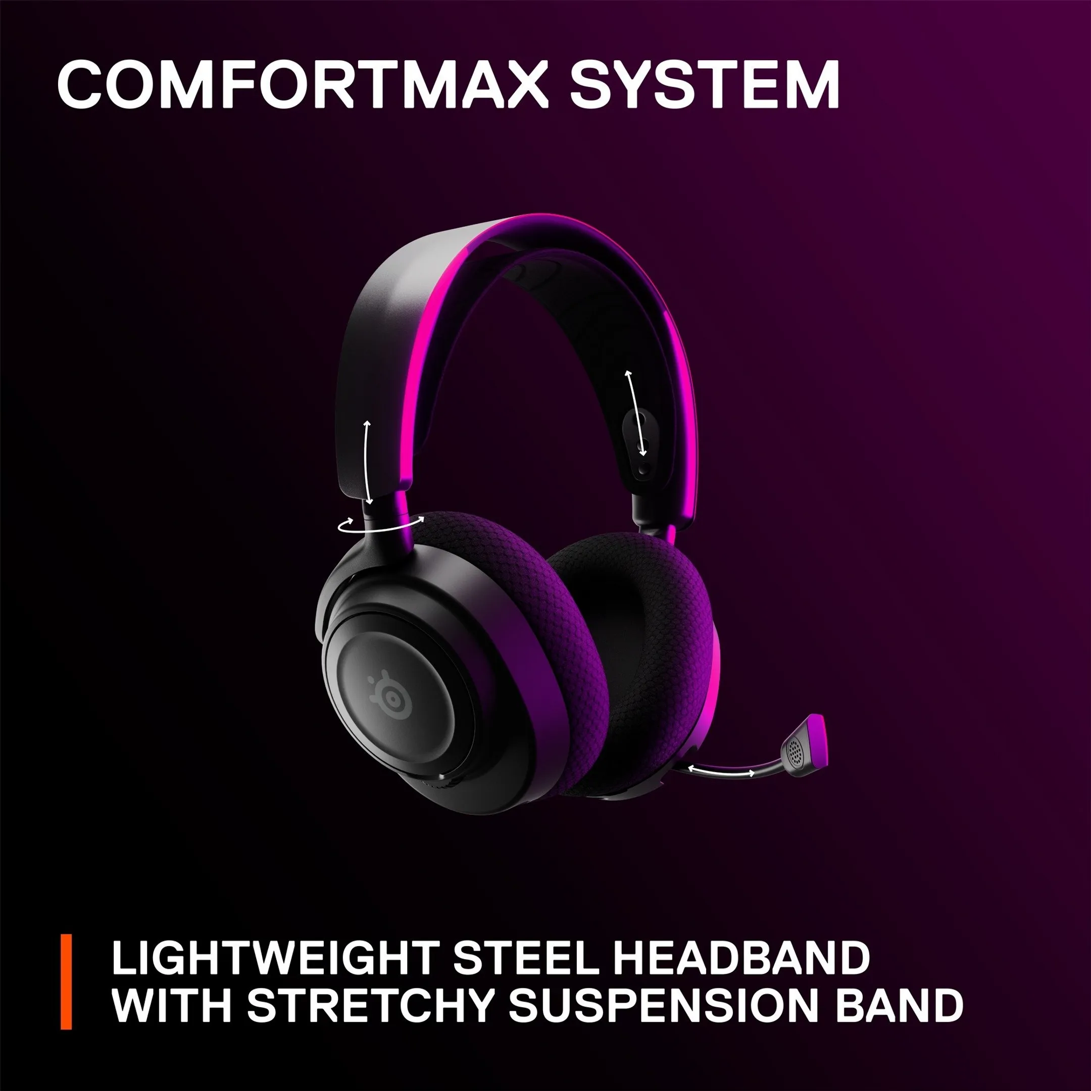Steelseries Wireless Gaming Headset - Arctis Nova 7 - XBOX/PS5/PC - Black image
