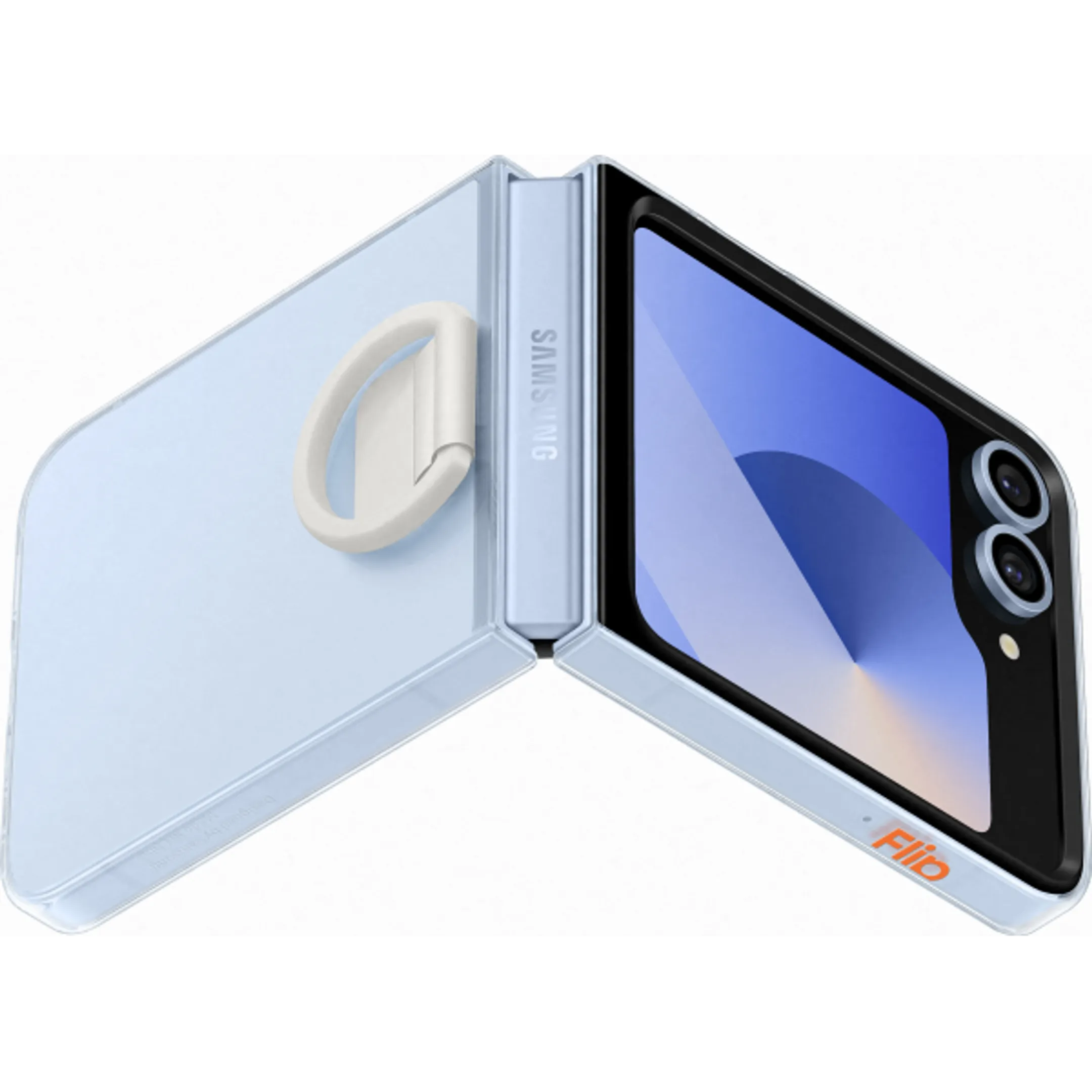 Samsung Silicone cover for Galaxy Z Flip6 - Clear image