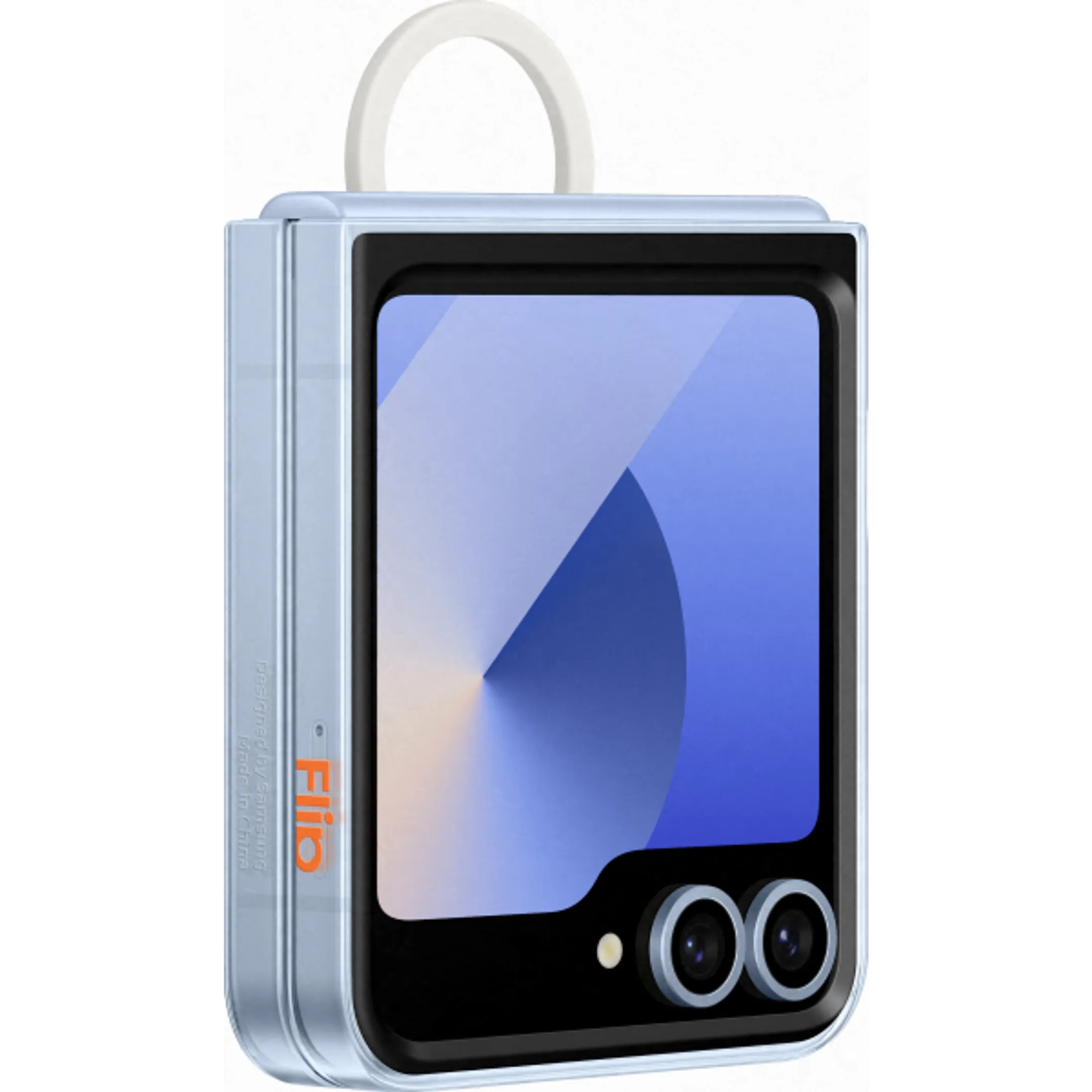 Samsung Silicone cover for Galaxy Z Flip6 - Clear image