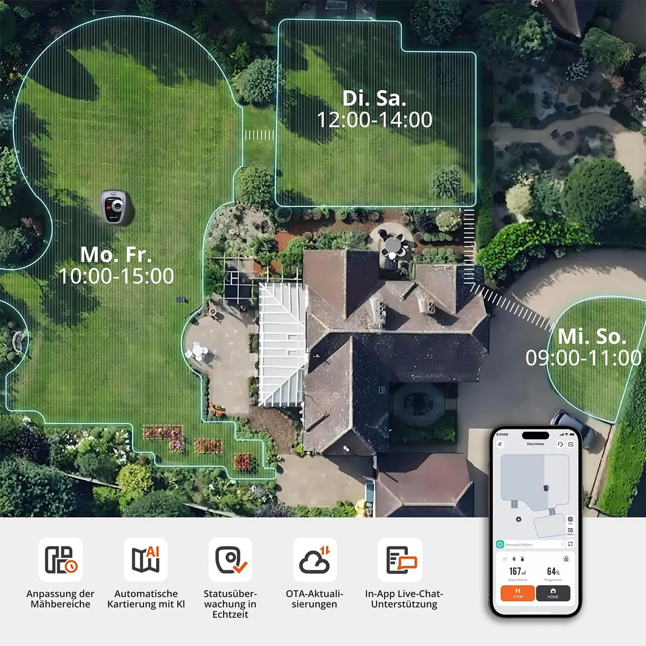 NAVIMOW Mähroboter i105E image