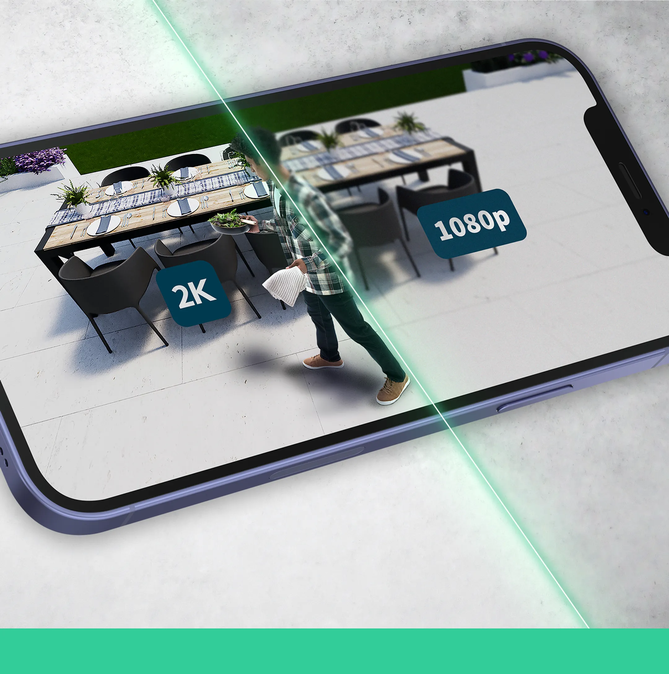 ARLO Überwachungskamera Essential 2K & Solarpanel - 3 Stück - Weiß image