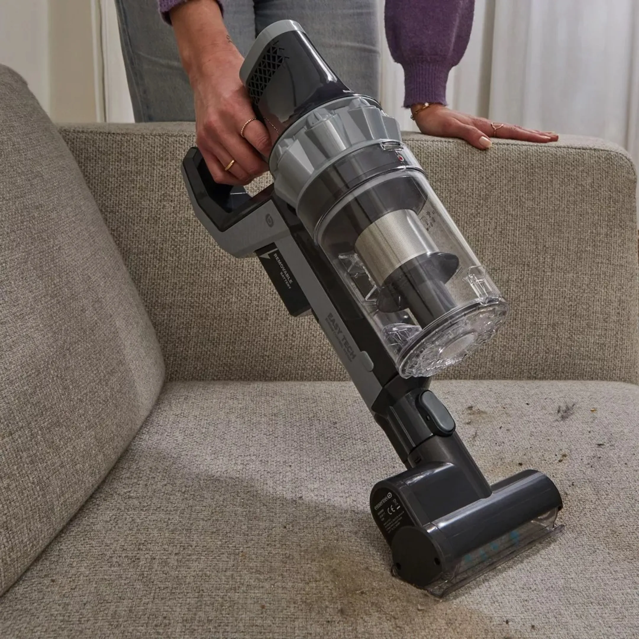 ESSENTIEL-B Aspirateur balai EAMU 216 Easy Tech image