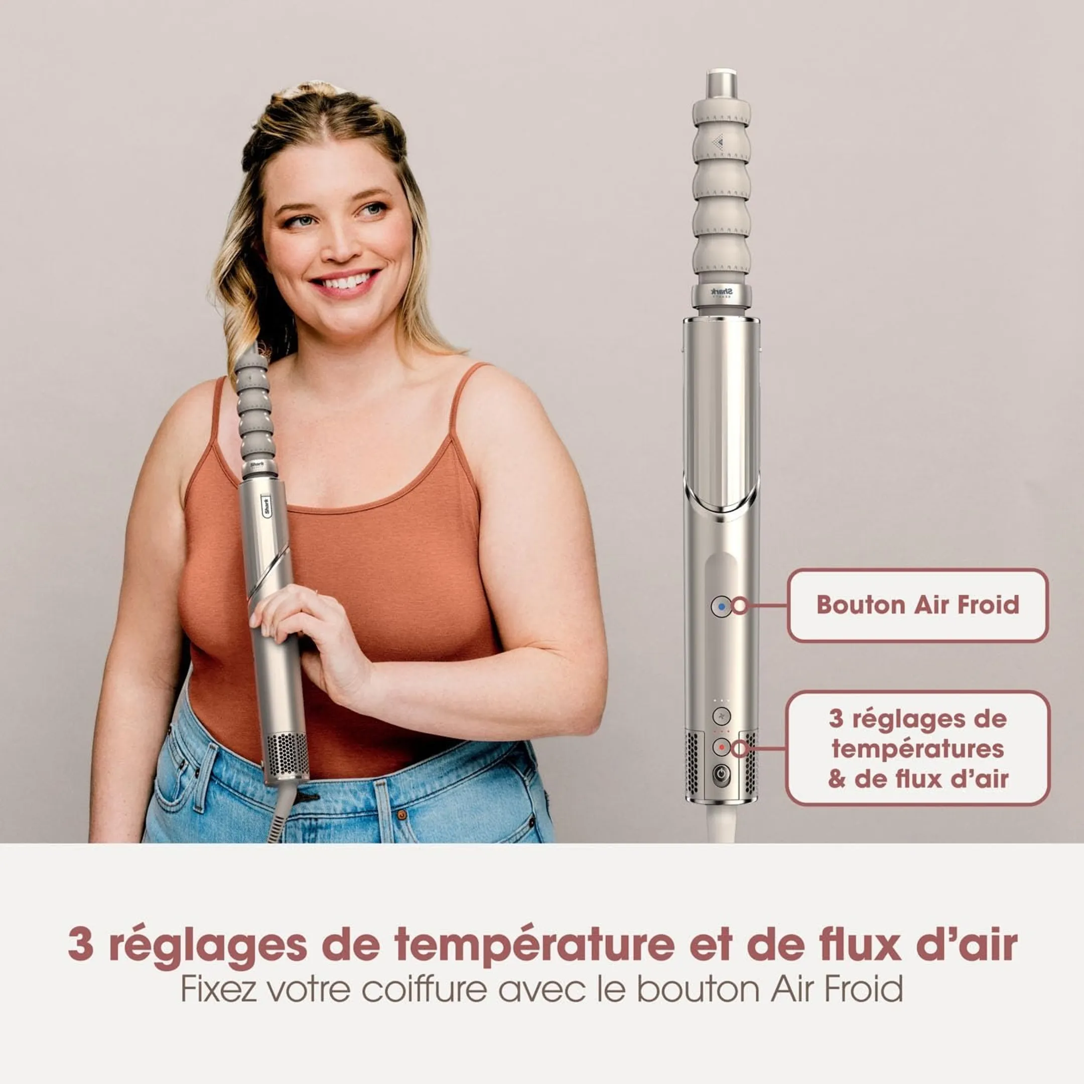 Shark Hairstyler et sèche-cheveux 5-en-1 FlexStyle HD446SLEU image