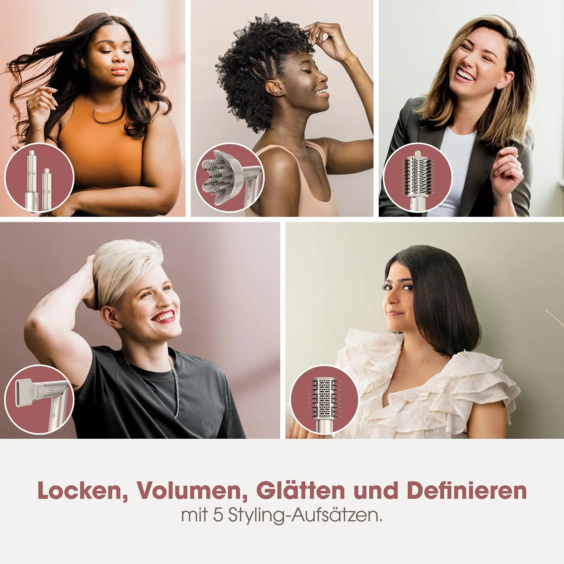 Shark FlexStyle 5-in-1 Hairstyler und Haartrockner HD446SLEU image