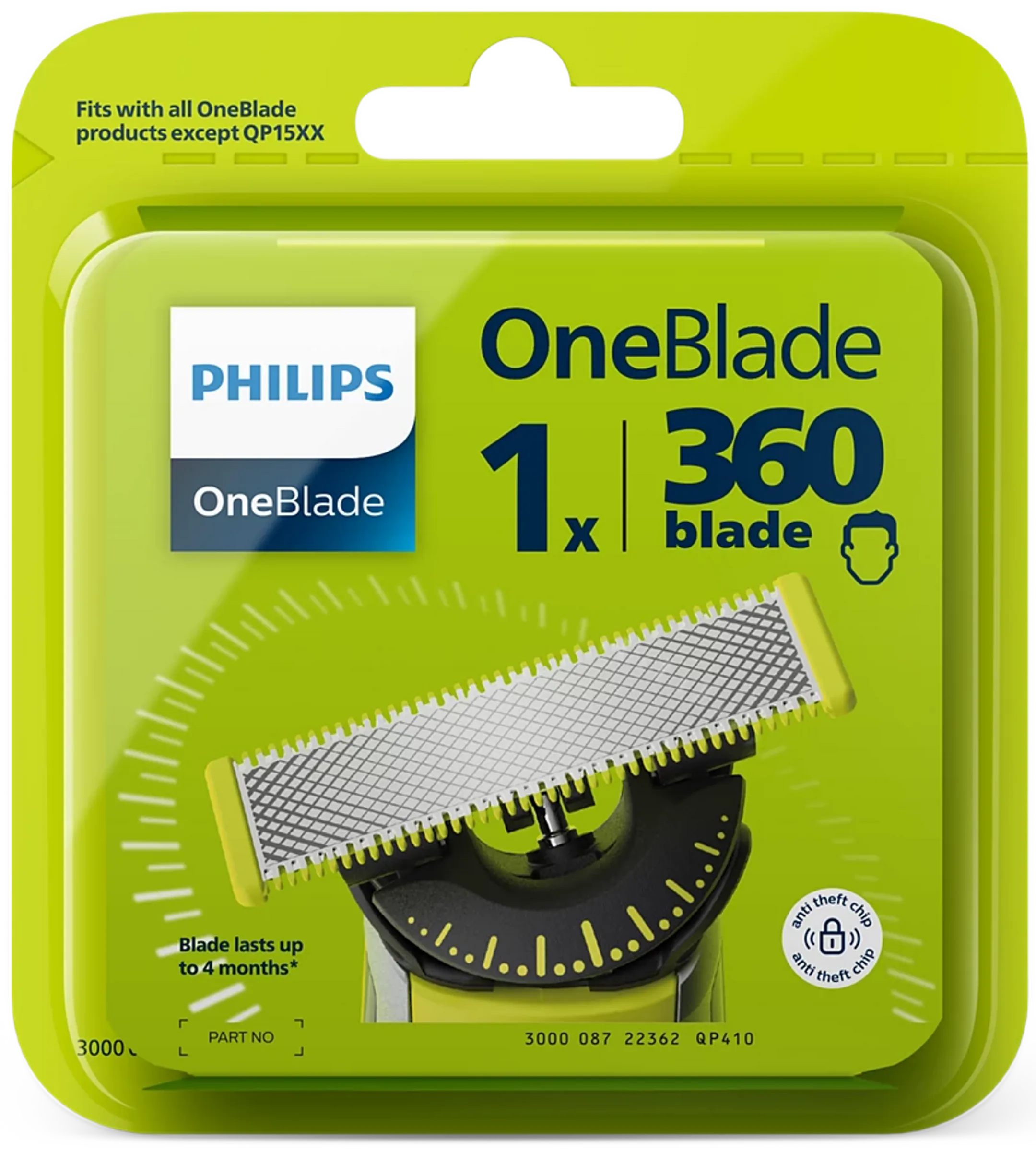 Philips 360 spare blade for OneBlade image