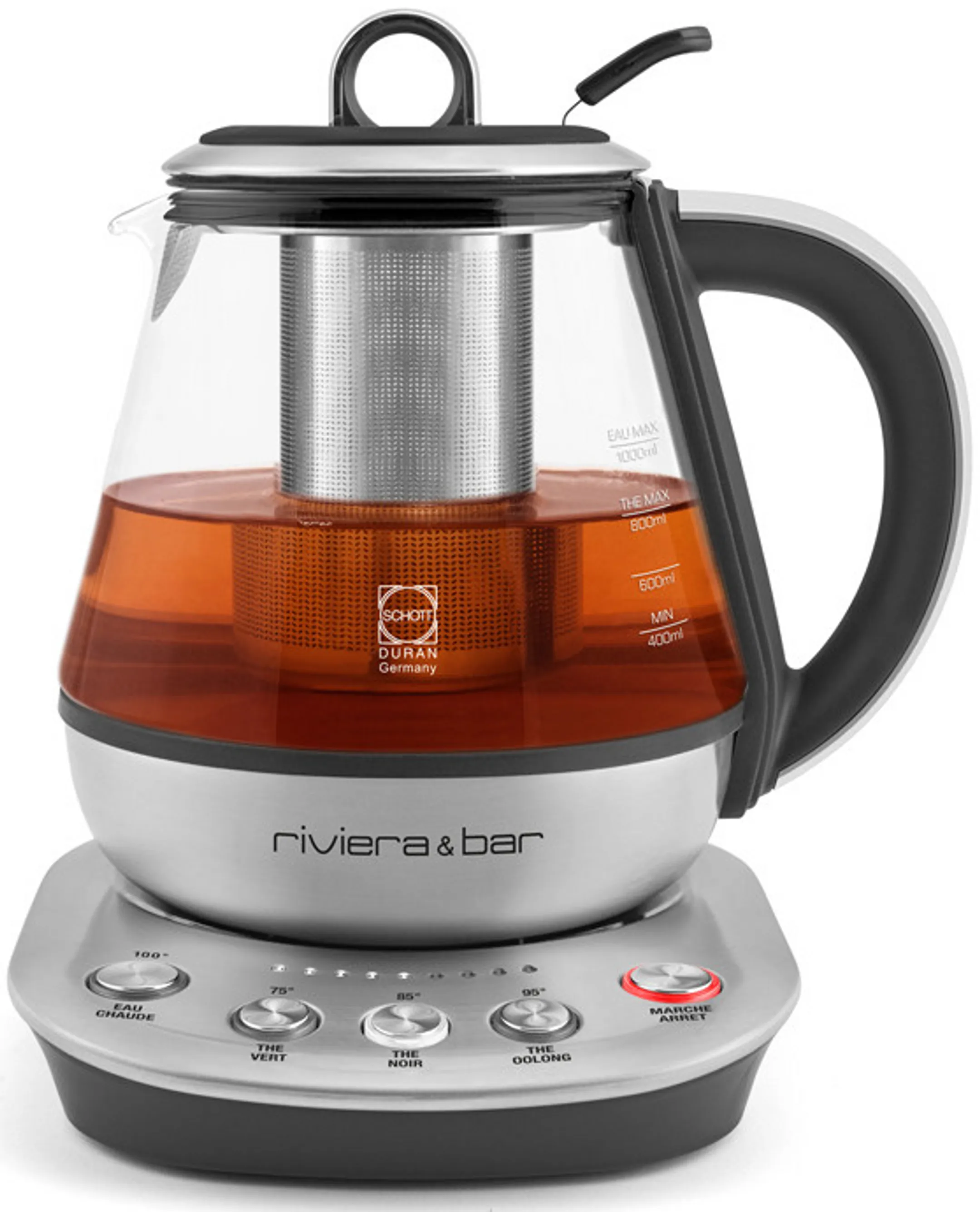 Théière électrique BTH450 fujian zen - Inox