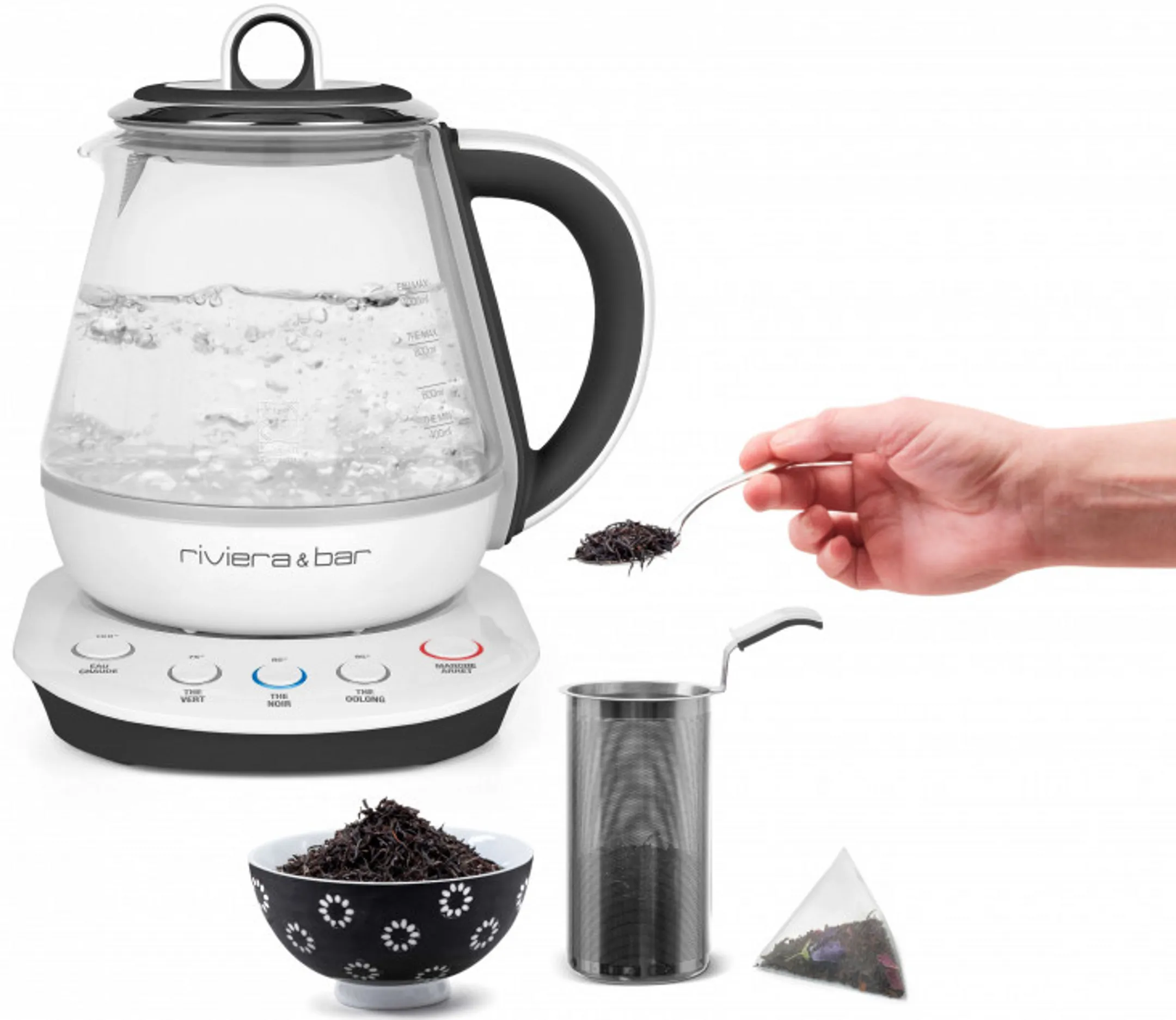 Riviera & Bar Elektrische Teekanne BTH249 - Dunkles Taupe image