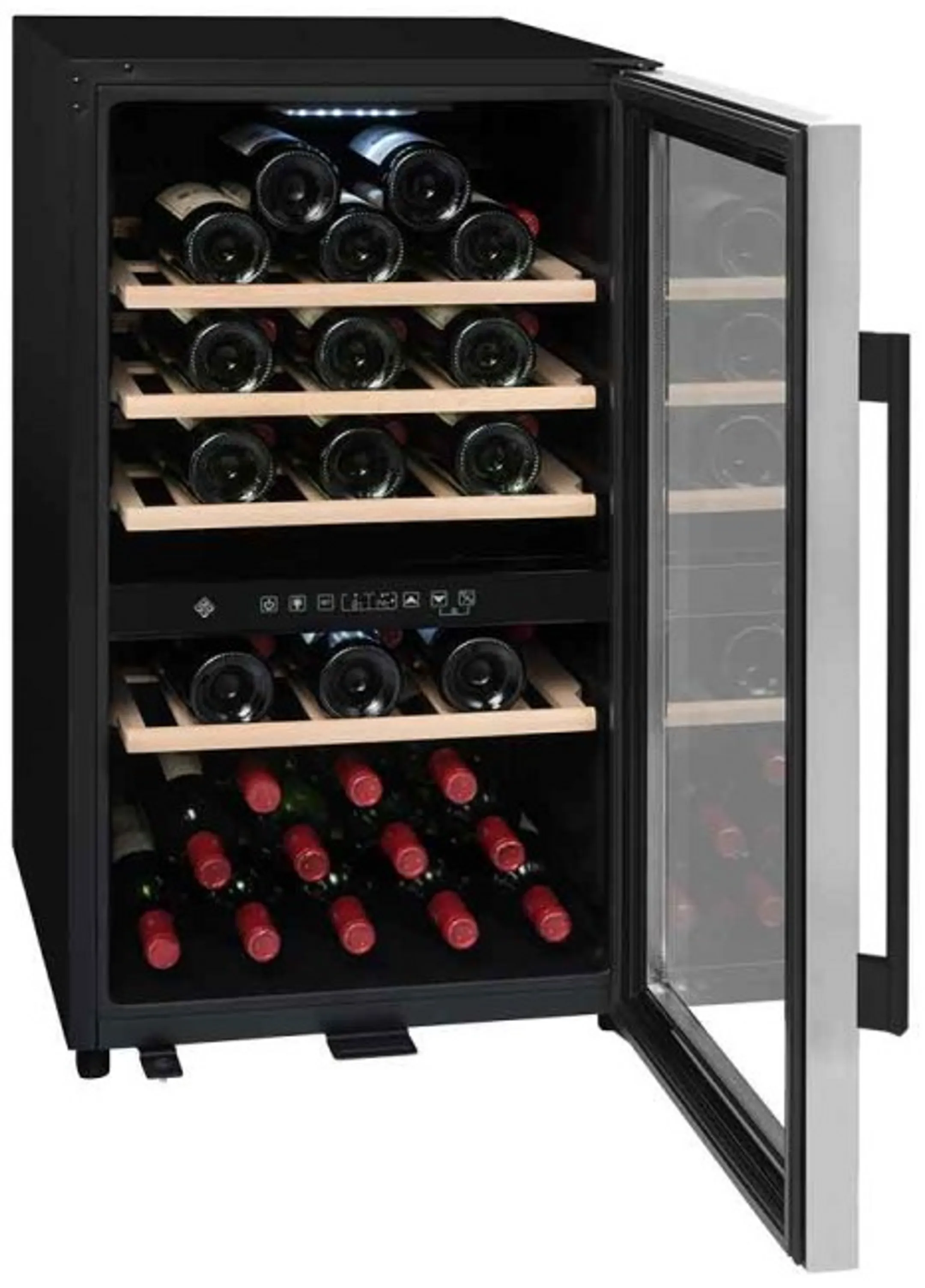 La Sommelière Dual Zone wine cellar ECS512Z - 49 bottles - Black image