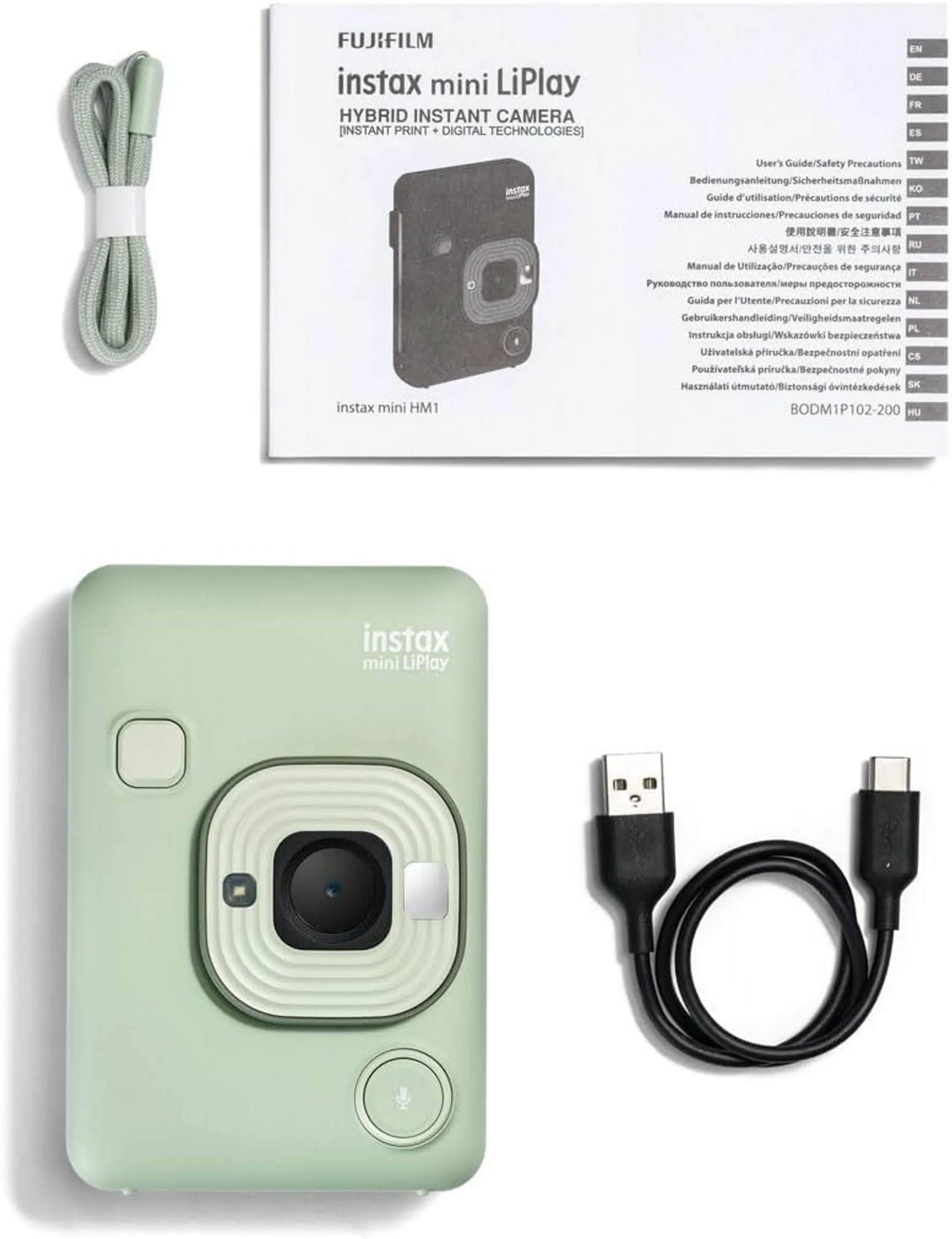 Fujifilm Instant camera Instax Mini LiPlay - Green image