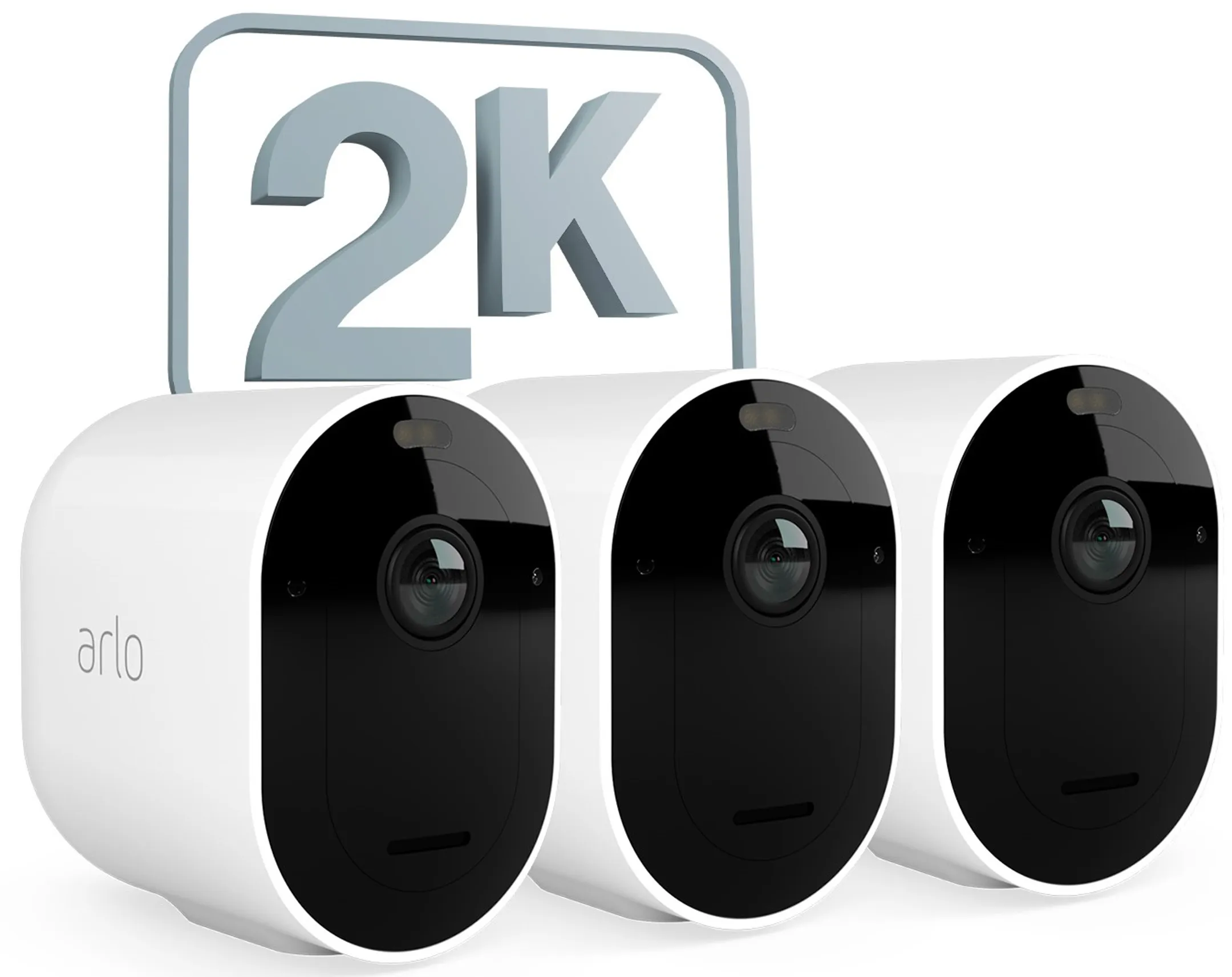 ARLO Überwachungskamera Pro 5 2K+ - 3 Stück - Weiß image