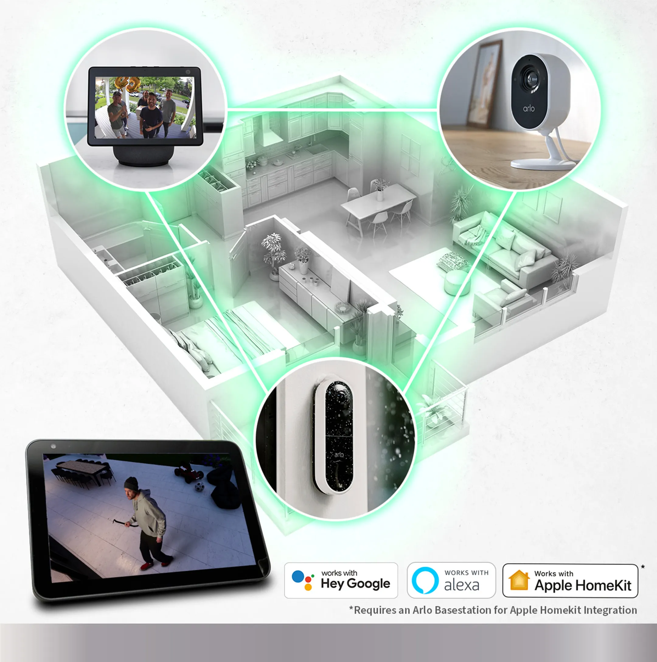 ARLO Security Camera Pro 5 2K+ - 2 pieces - White image