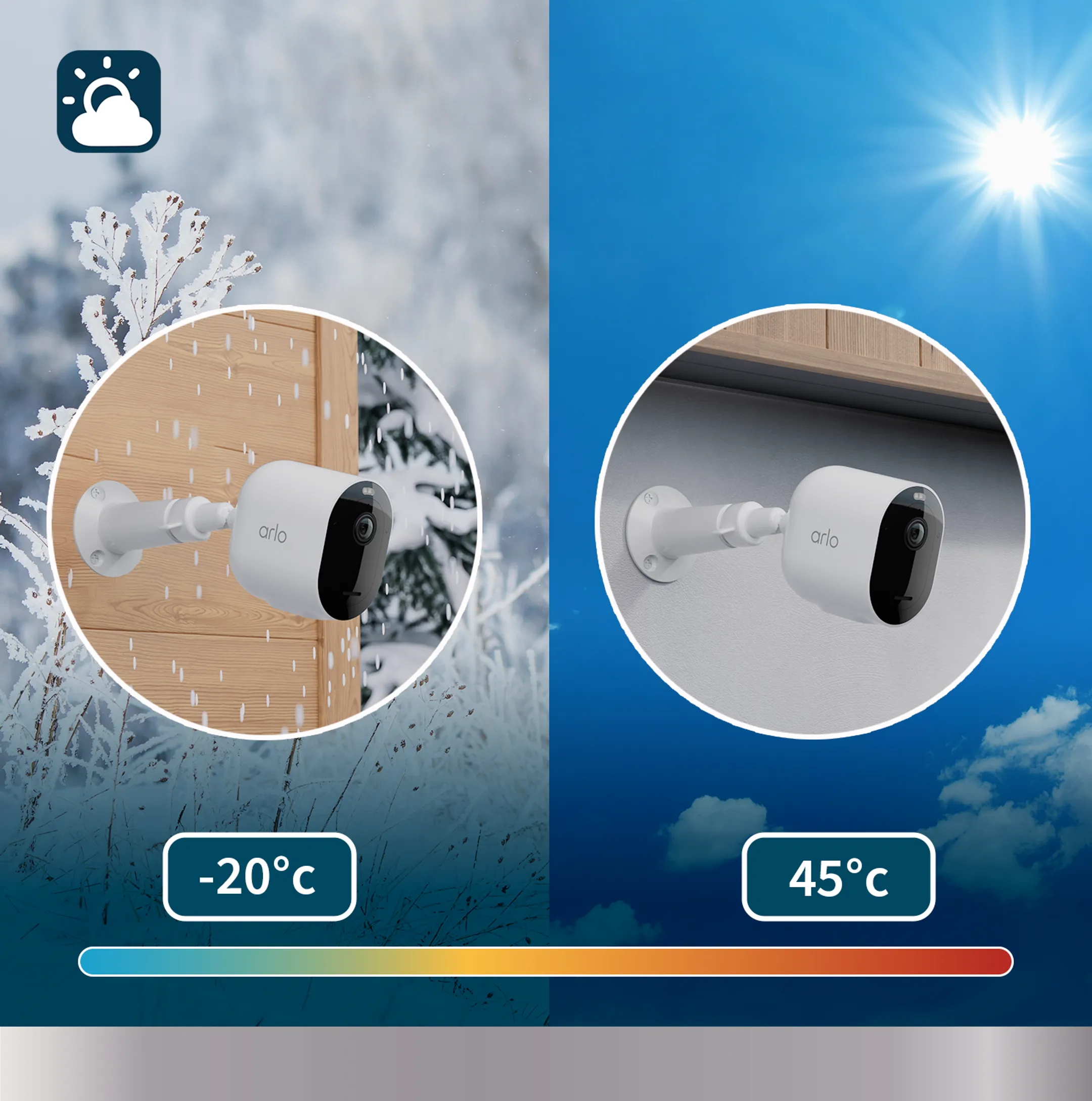 ARLO Überwachungskamera Pro 5 2K+ - 2 Stück - Weiß image