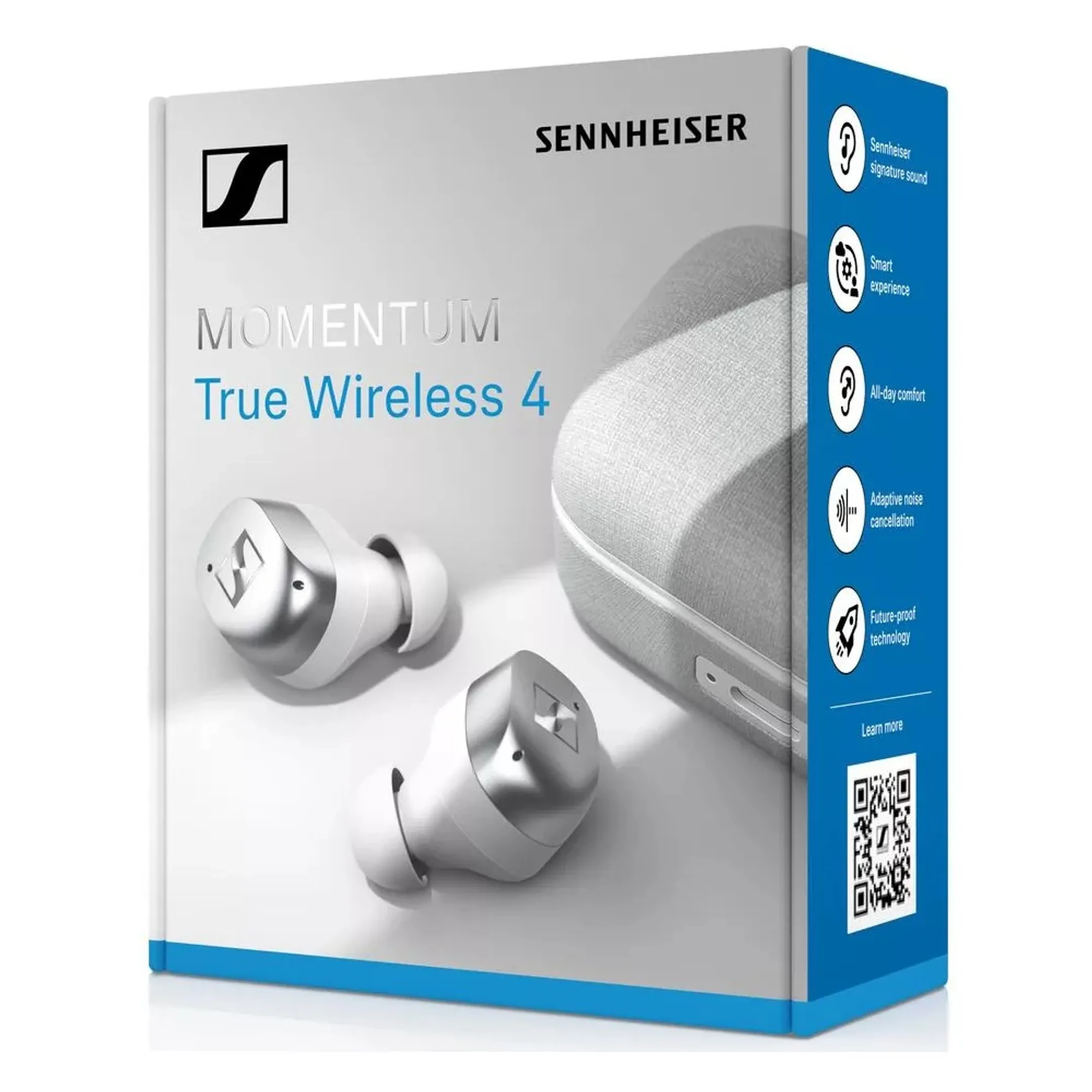 Sennheiser Momentum True Wireless 4 Earbuds - White/Silver image