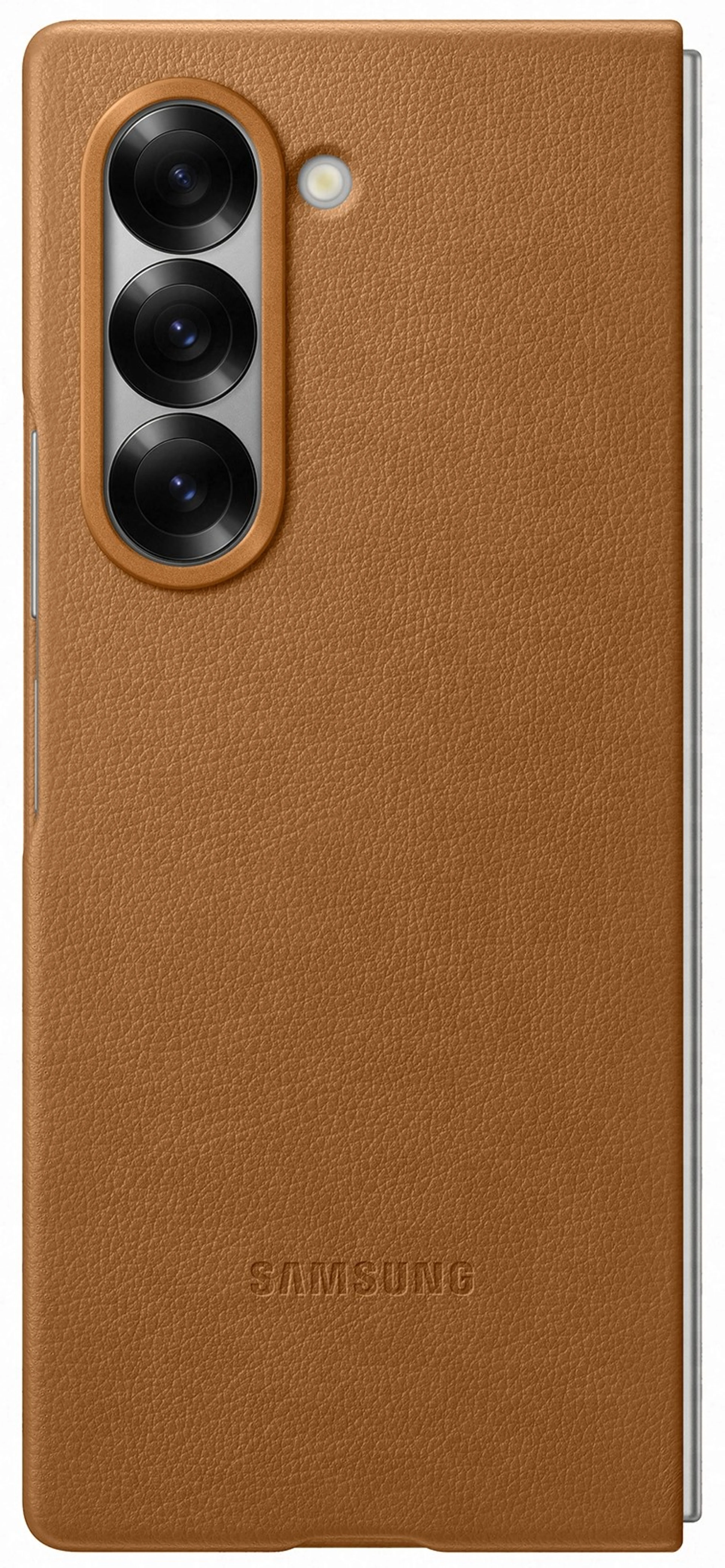 Samsung Coque Premium pour Galaxy Z Fold6 - Brun image