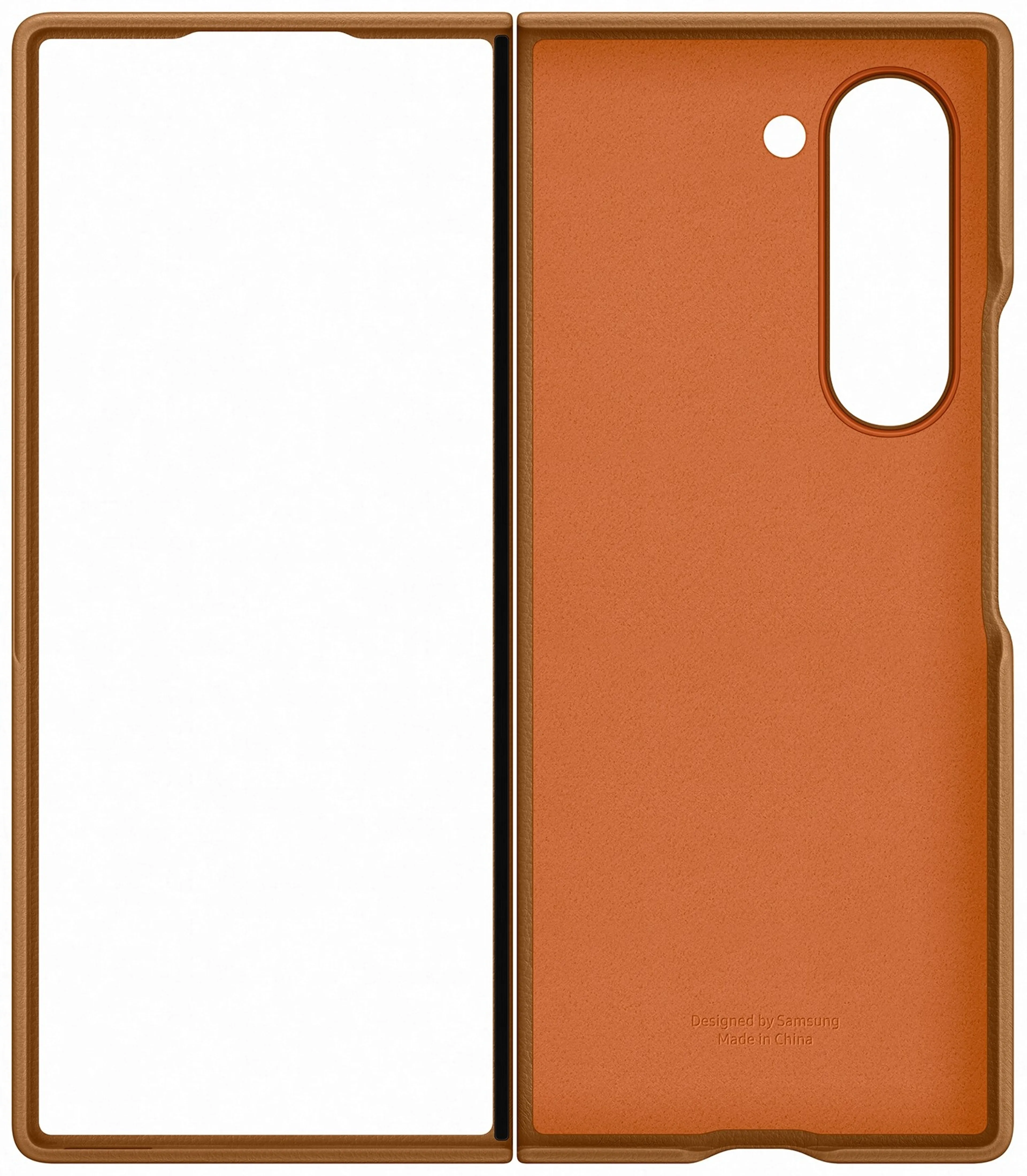 Samsung Coque Premium pour Galaxy Z Fold6 - Brun image